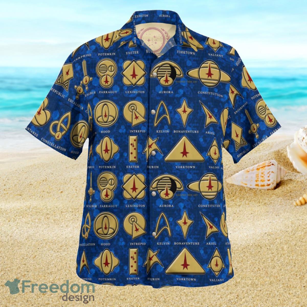 Star Trek Blue Hawaiian Shirt Summer Aloha Shirt For Men Women Product Photo 2