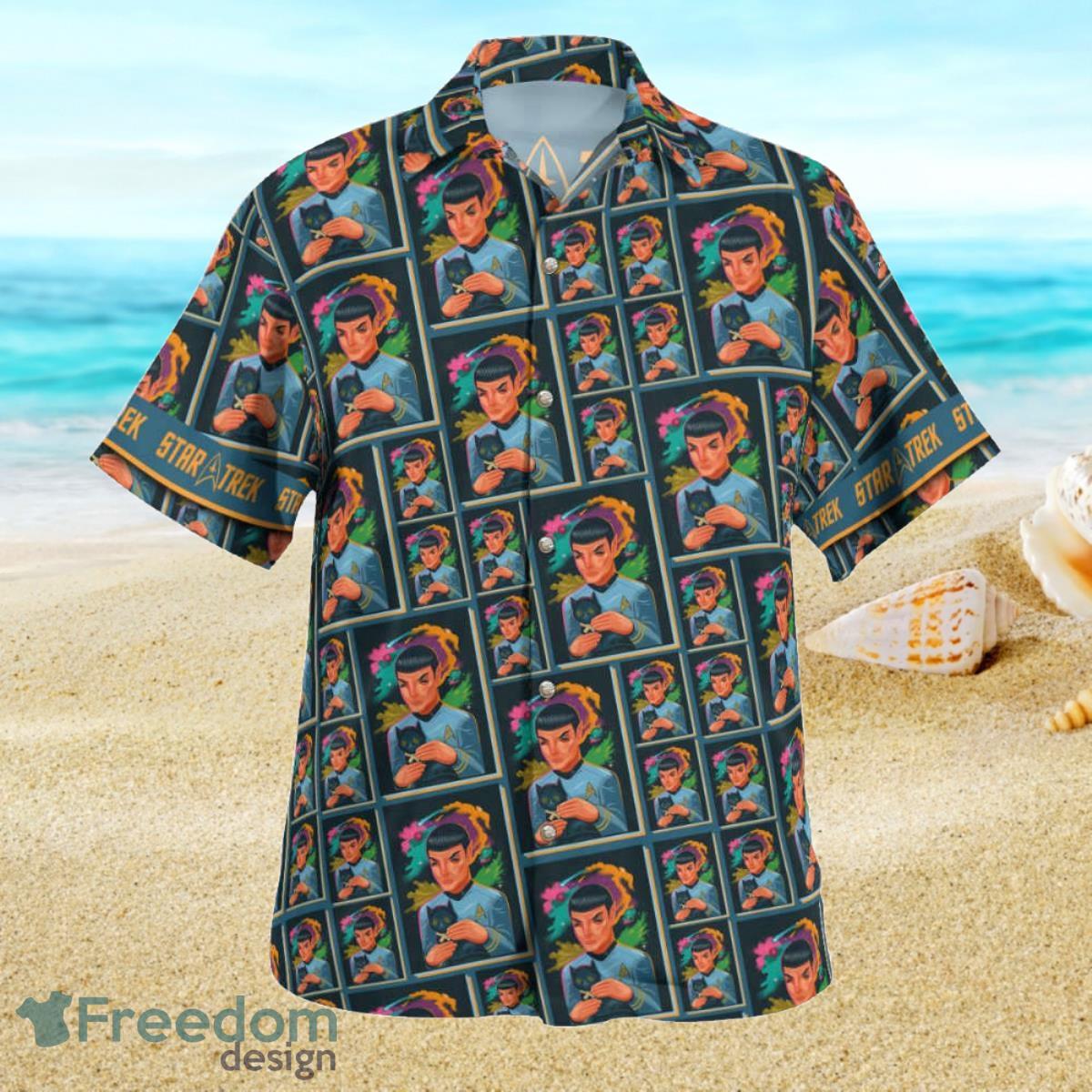 Star Trek Love Cat Hawaiian Shirt Summer Aloha Shirt For Men Women Product Photo 2