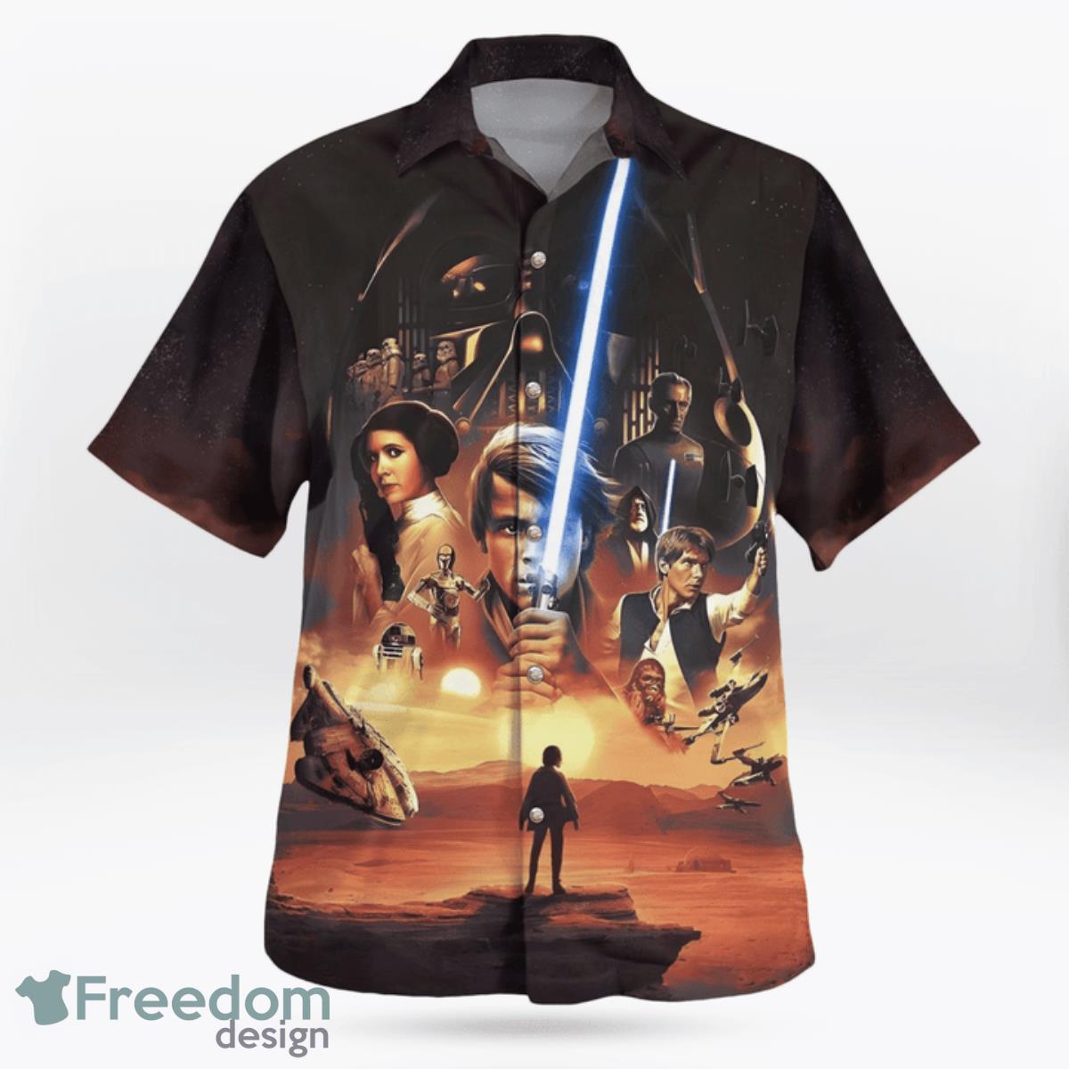 Star War A New Hope Hawaiian Shirt And Short For Fans Product Photo 2