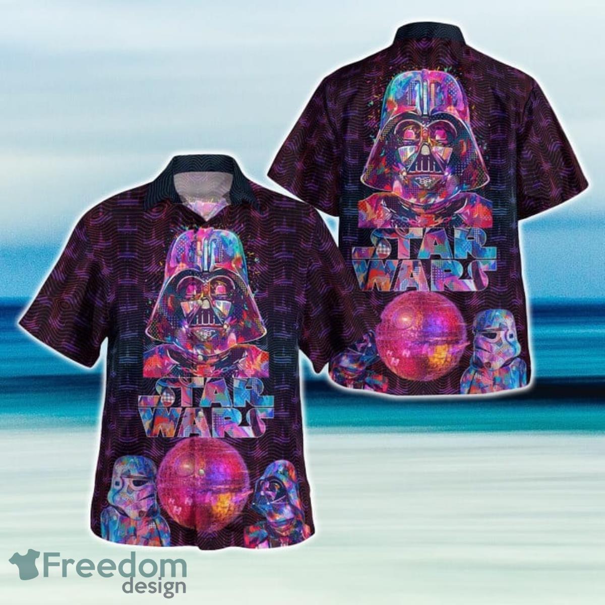 Star War Art Hawaiian Shirt And Short For Fans Product Photo 1