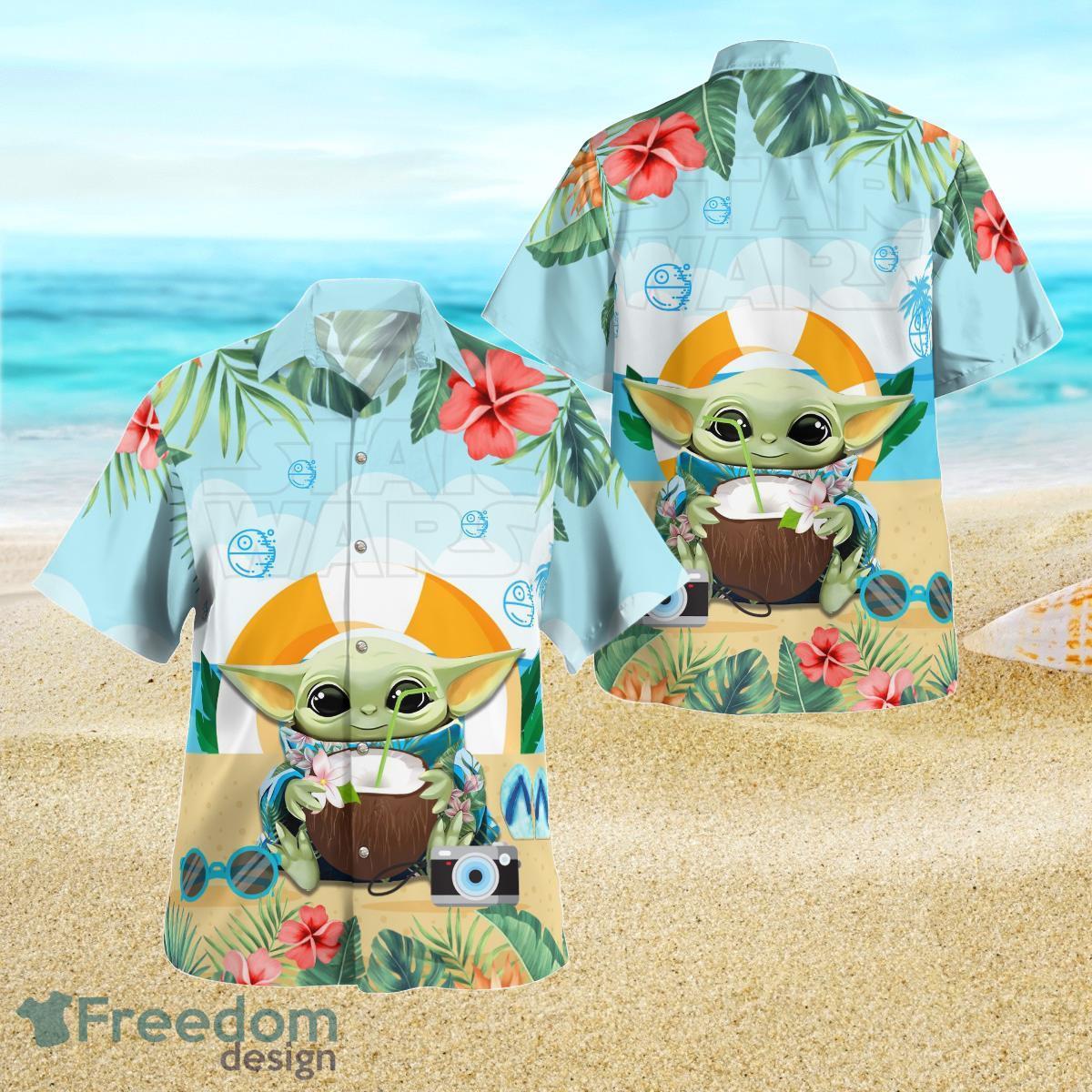 Star Wars Baby Yoda Hawaiian Shirt Best Gift For Men And Women Product Photo 1