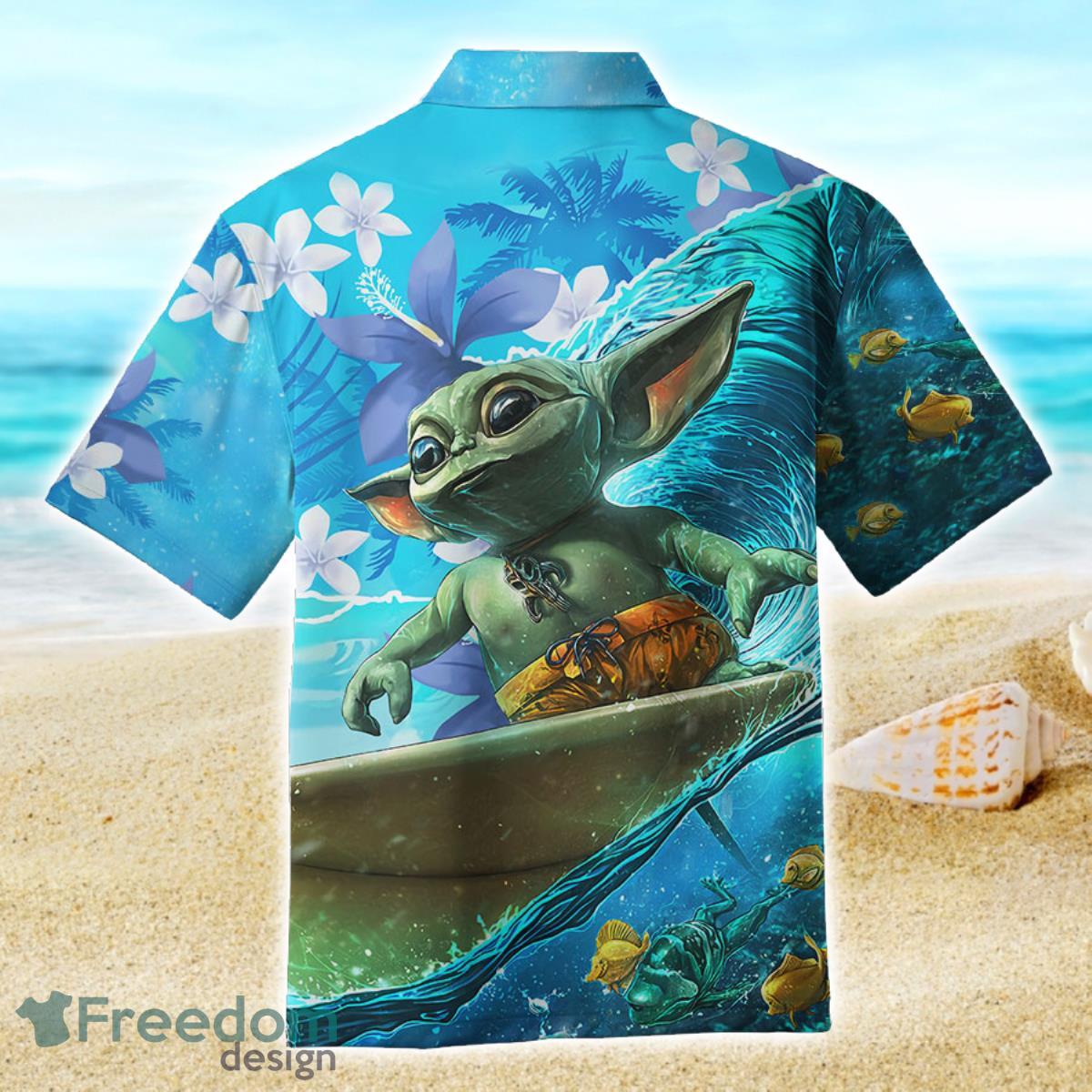 Star Wars Baby Yoda Surfing Hawaiian Shirt Best Gift For Men And Women Product Photo 2