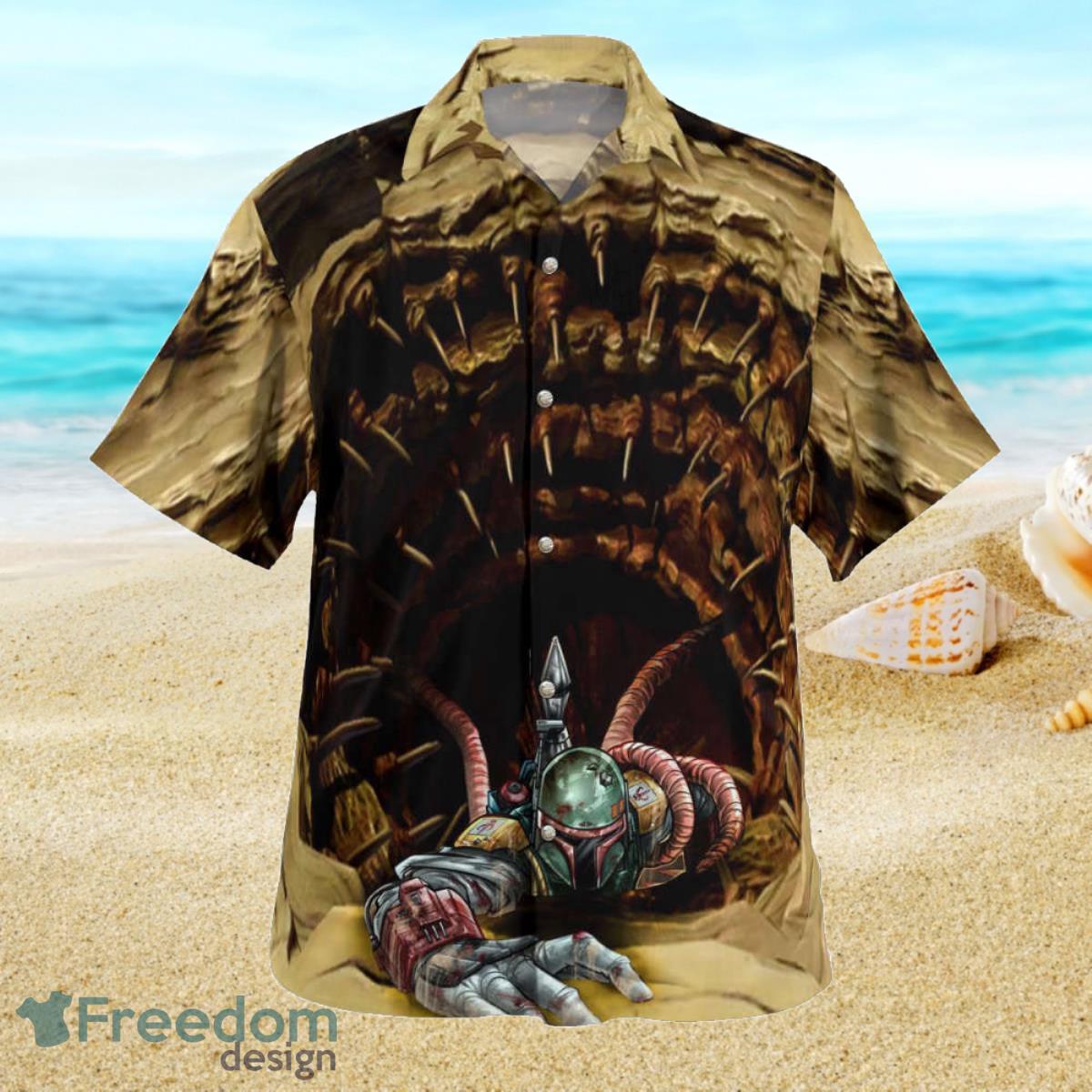 Star Wars Boba Fett Sarlacc Hawaiian Shirt Summer Aloha Shirt For Men Women Product Photo 2