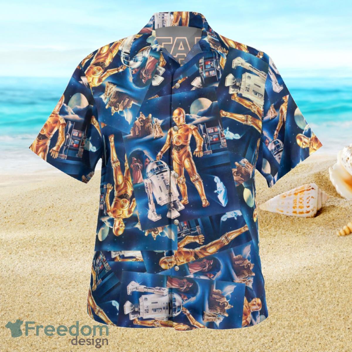 Star Wars C-3PO And R2D2 Hawaiian Shirt Best Gift For Men And Women Product Photo 2