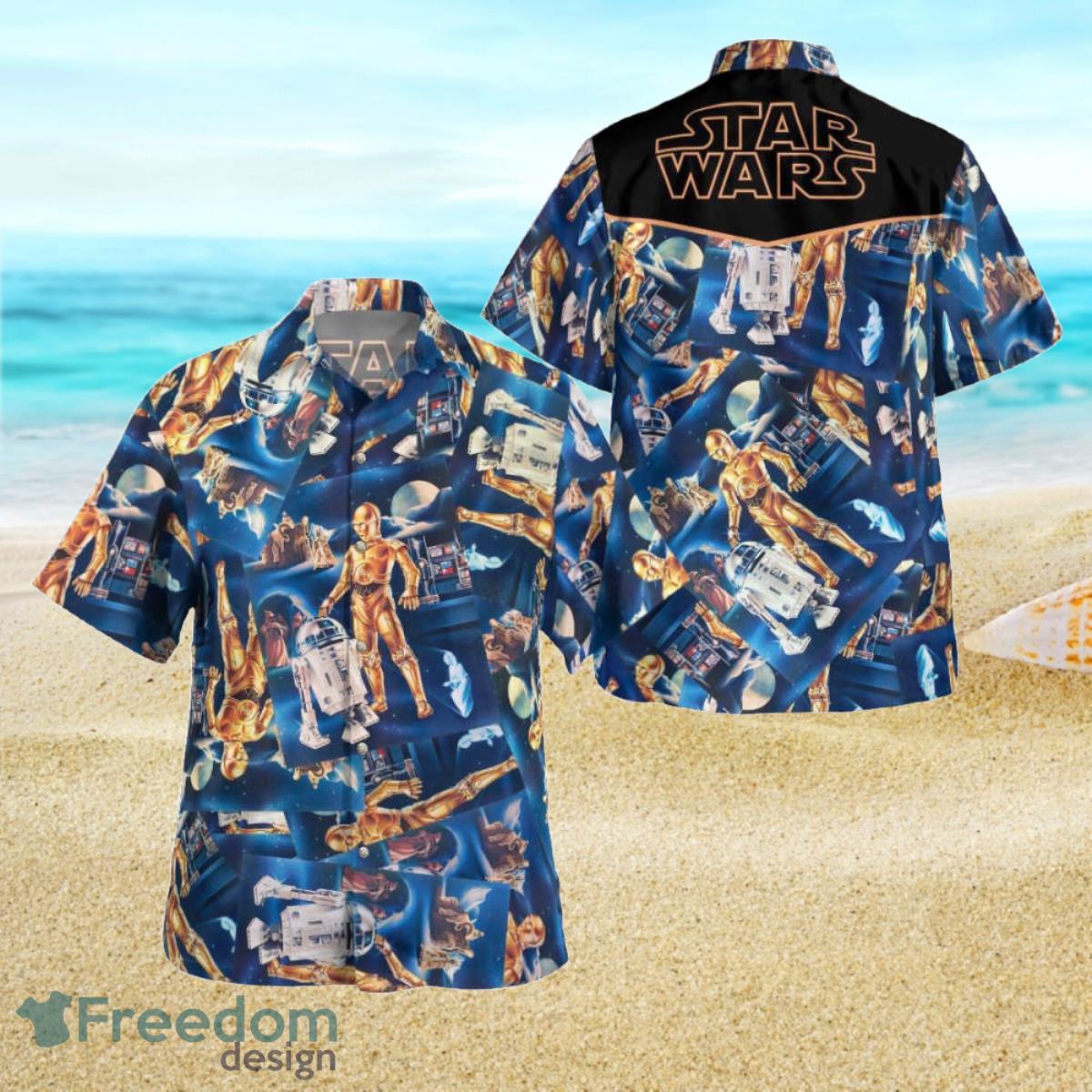 Star Wars C-3PO And R2D2 Hawaiian Shirt Best Gift For Men And Women Product Photo 1