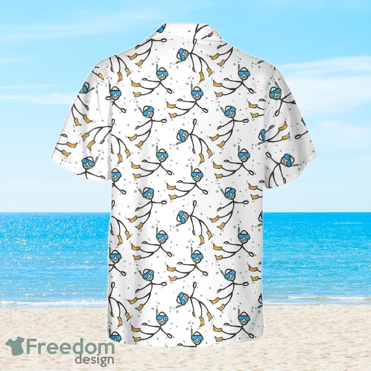 Stickfigures Scuba Diving Hawaiian Shirt Best Gift For Men And Women Product Photo 2