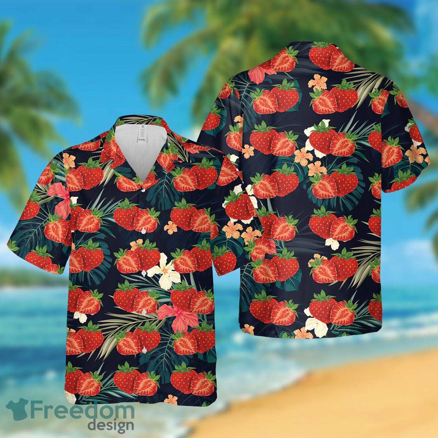 Strawberry, Strawberry Beach Shirt, Strawberry Summer Style 9 Hawaiian Shirt image Strawberry, Strawberry Beach Shirt, Strawberry Summer Style 9 Hawaiian Shirt - Strawberry Hawaiian Shirt, Strawberry Beach Shirt, Strawberry Summer Shirt,Strawberry Summer Party Shirt,Vacation Shirt Gift TD-0119-OEBU_2