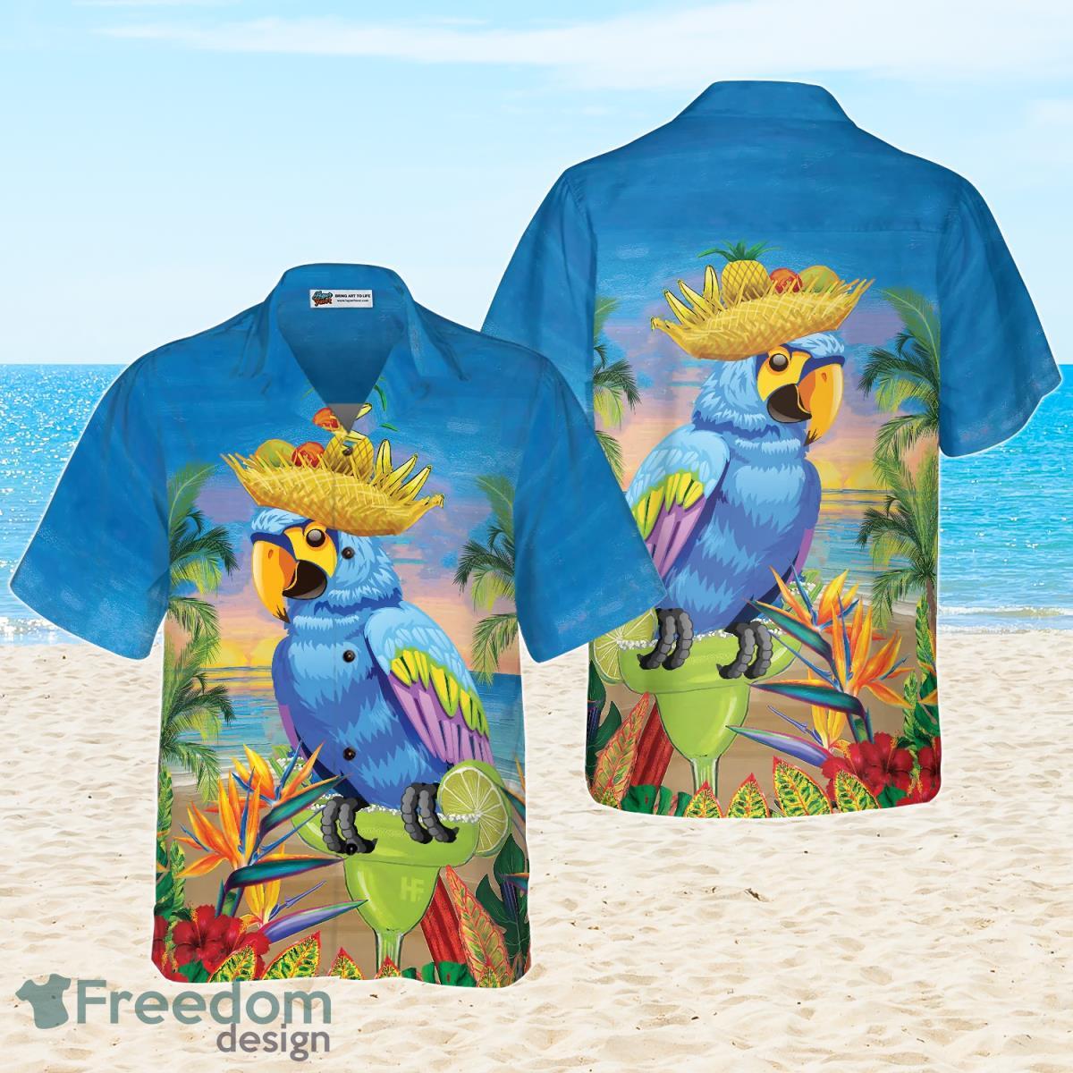 Summer Beach Parrot Hawaiian Shirt Best Gift For Men And Women Product Photo 1