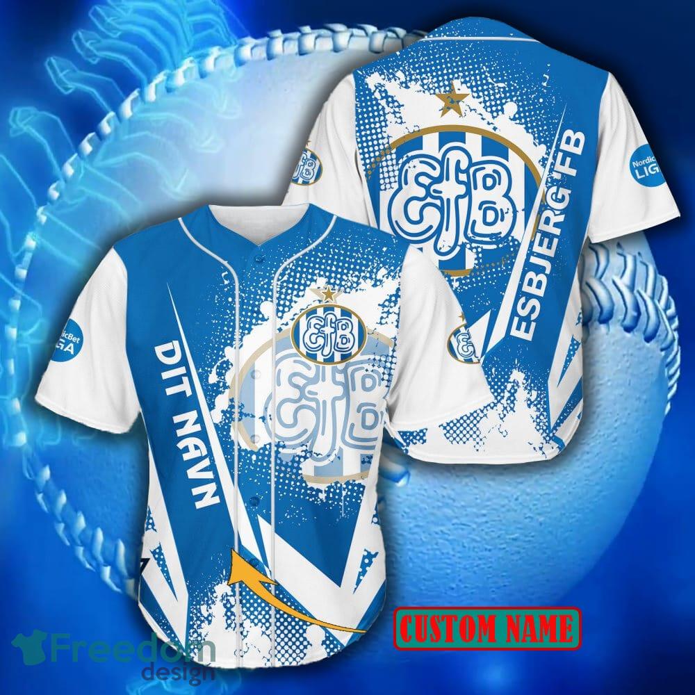 Superliga Style FC Helsingør Custom Name Baseball Jersey Shirt For Men And  Women - Freedomdesign