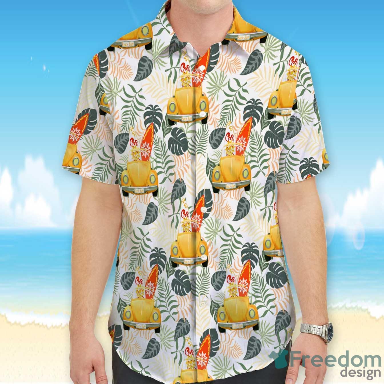 Surfboard Yellow Aloha Shirt | Men's Hawaiian Shirts | Western Aloha