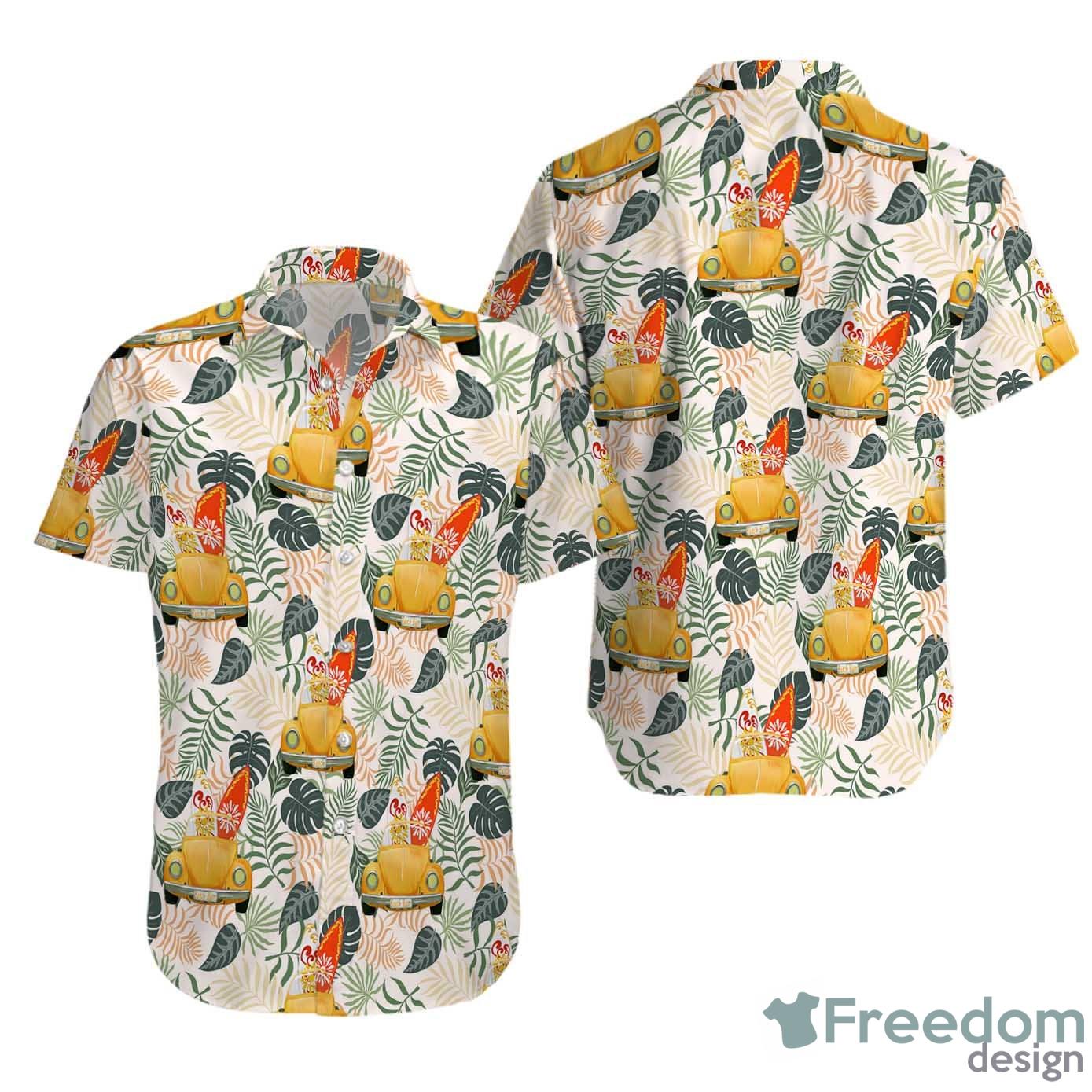 Surfboard Yellow Aloha Shirt | Men's Hawaiian Shirts | Western Aloha