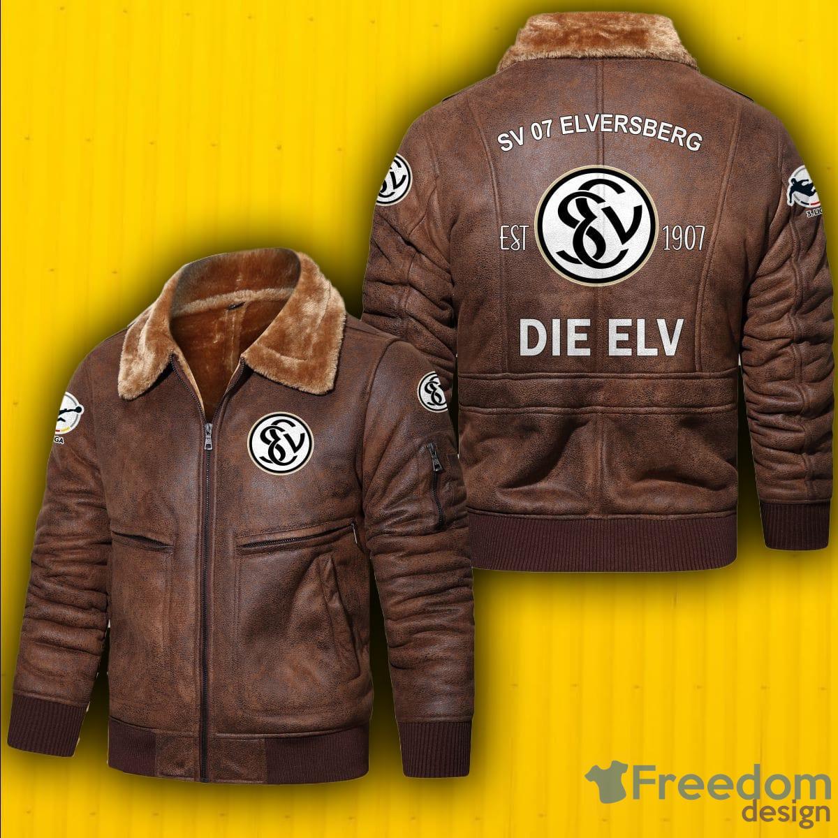 Philadelphia Eagles NFL Fans Brown Black Leather Jacket - Freedomdesign