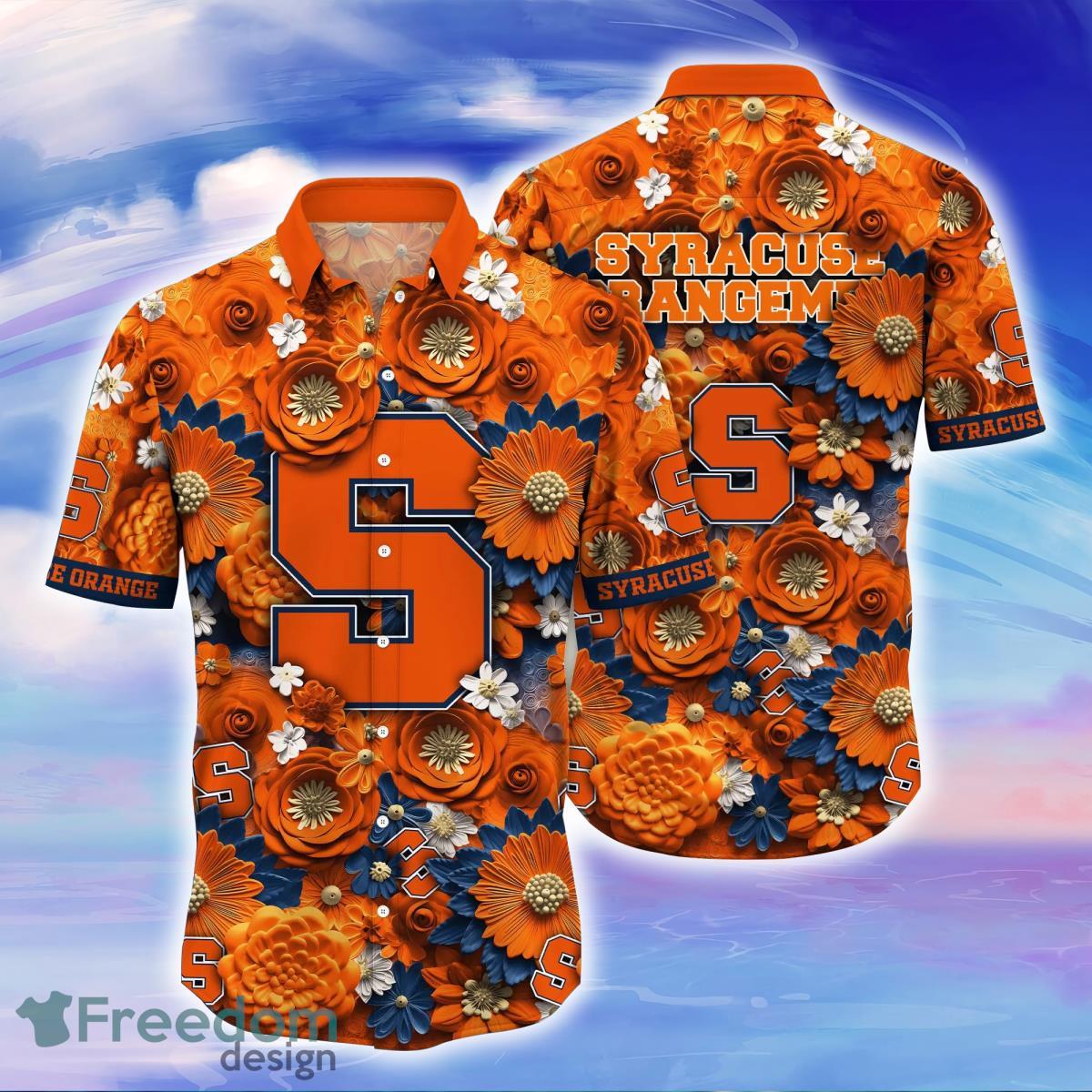 Syracuse Orange NCAA2 Flower Hawaii Shirt And Tshirt For Fans