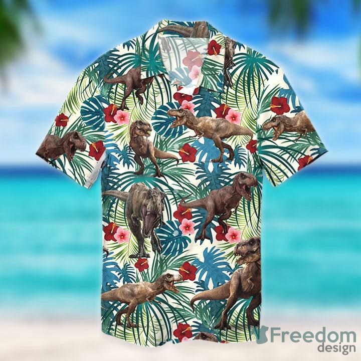 Dinosaur Beach Shirt Type Of Dinosaur Summer Gift Hawaiian Shirt -  Freedomdesign