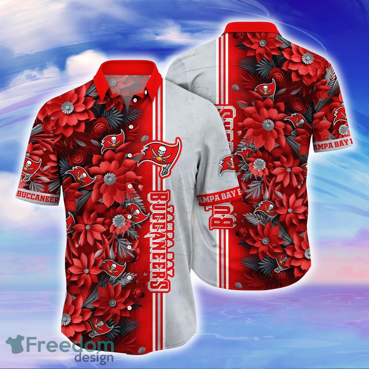 Tampa Bay Buccaneers NFL Flower Hawaiian Shirt For Men Women Great