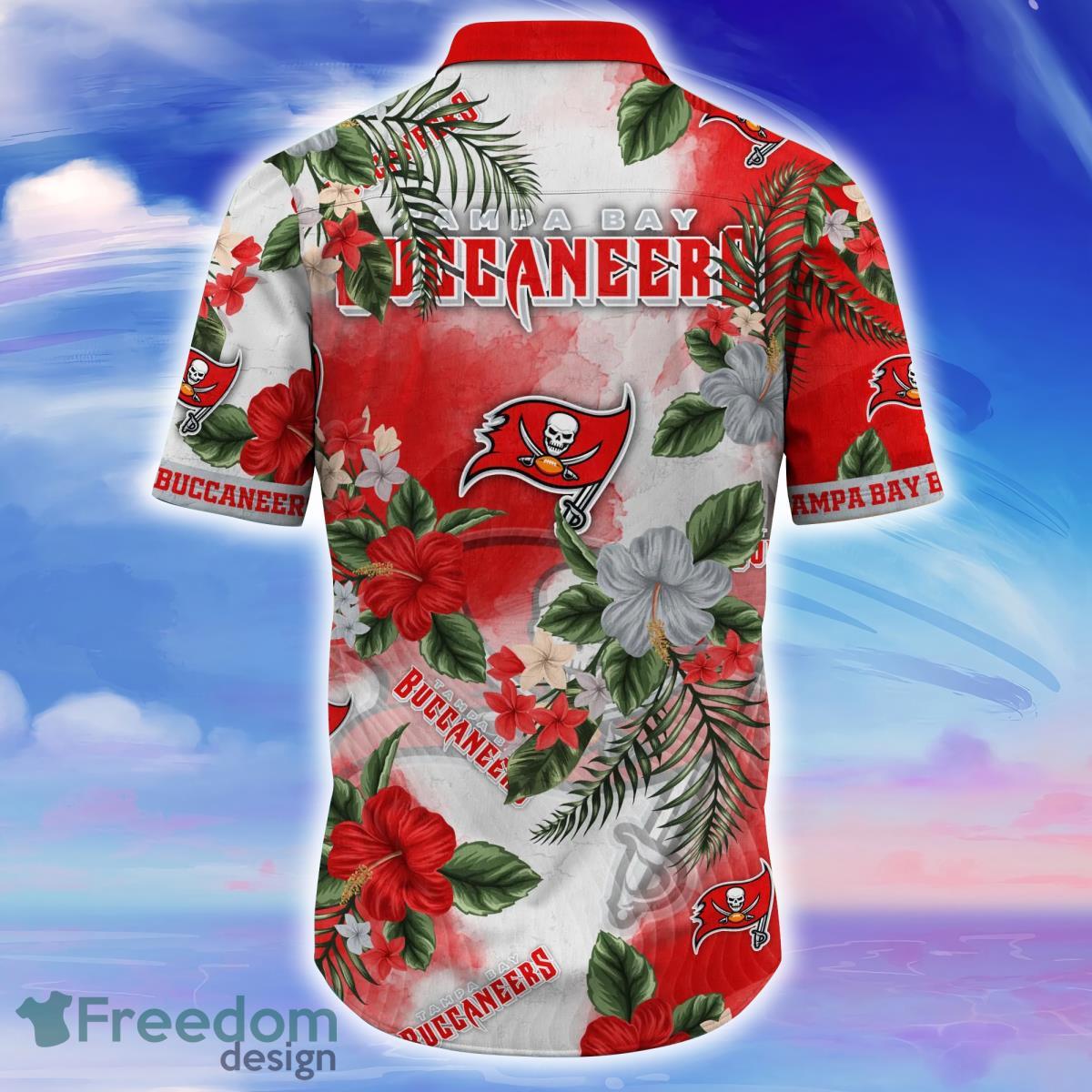 Tampa Bay Buccaneers NFL Flower Hawaiian Shirt Special Gift For Men Women  Fans - Freedomdesign