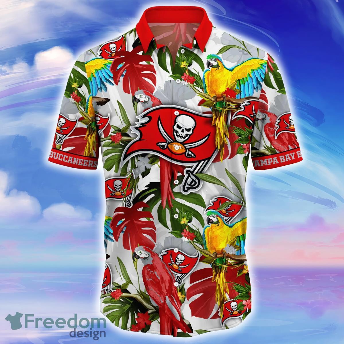 Tampa Bay Buccaneers NFL Flower Hawaiian Shirt Gift For Men Women Fans -  Freedomdesign