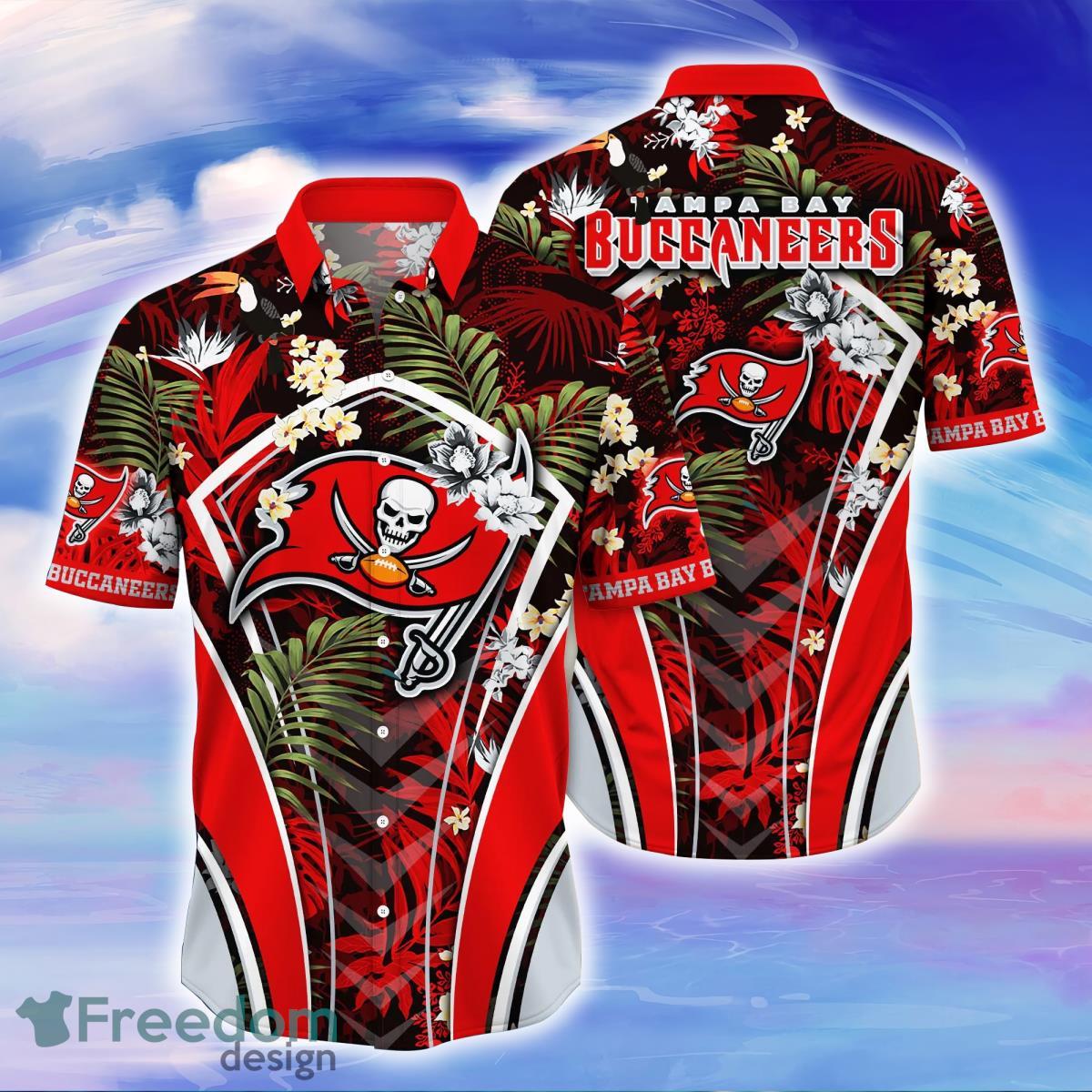 Tampa Bay Buccaneers NFL Flower Hawaiian Shirt Special Gift For Men Women  Fans - Freedomdesign