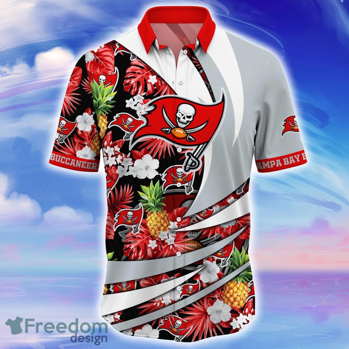 Tampa Bay Buccaneers NFL Flower Hawaiian Shirt Gift For Men Women Fans -  Freedomdesign