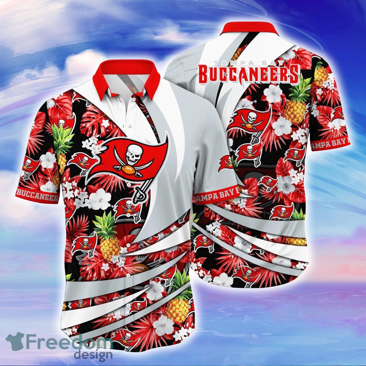 Tampa Bay Buccaneers NFL Flower Hawaiian Shirt Gift For Men Women Fans -  Freedomdesign