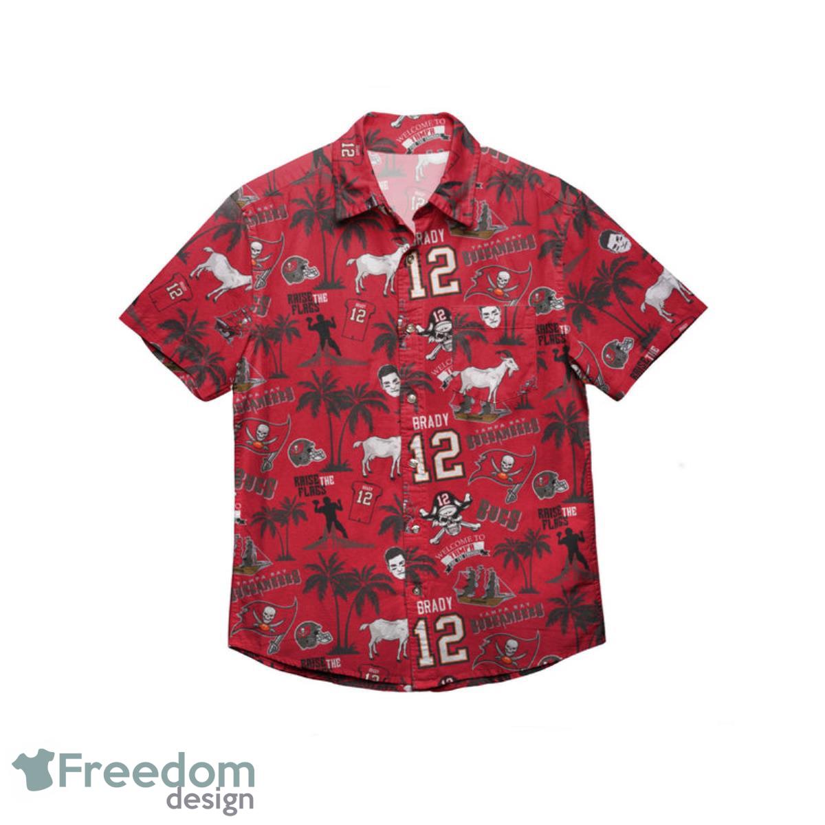 Tampa Bay Buccaneers NFL Tom Brady Floral Hawaiian Shirt Special Gift For Fans Product Photo 1