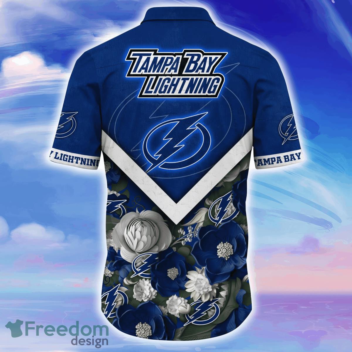 Tampa Bay Lightning NHL Flower Hawaiian Shirt Great Gift For Fans