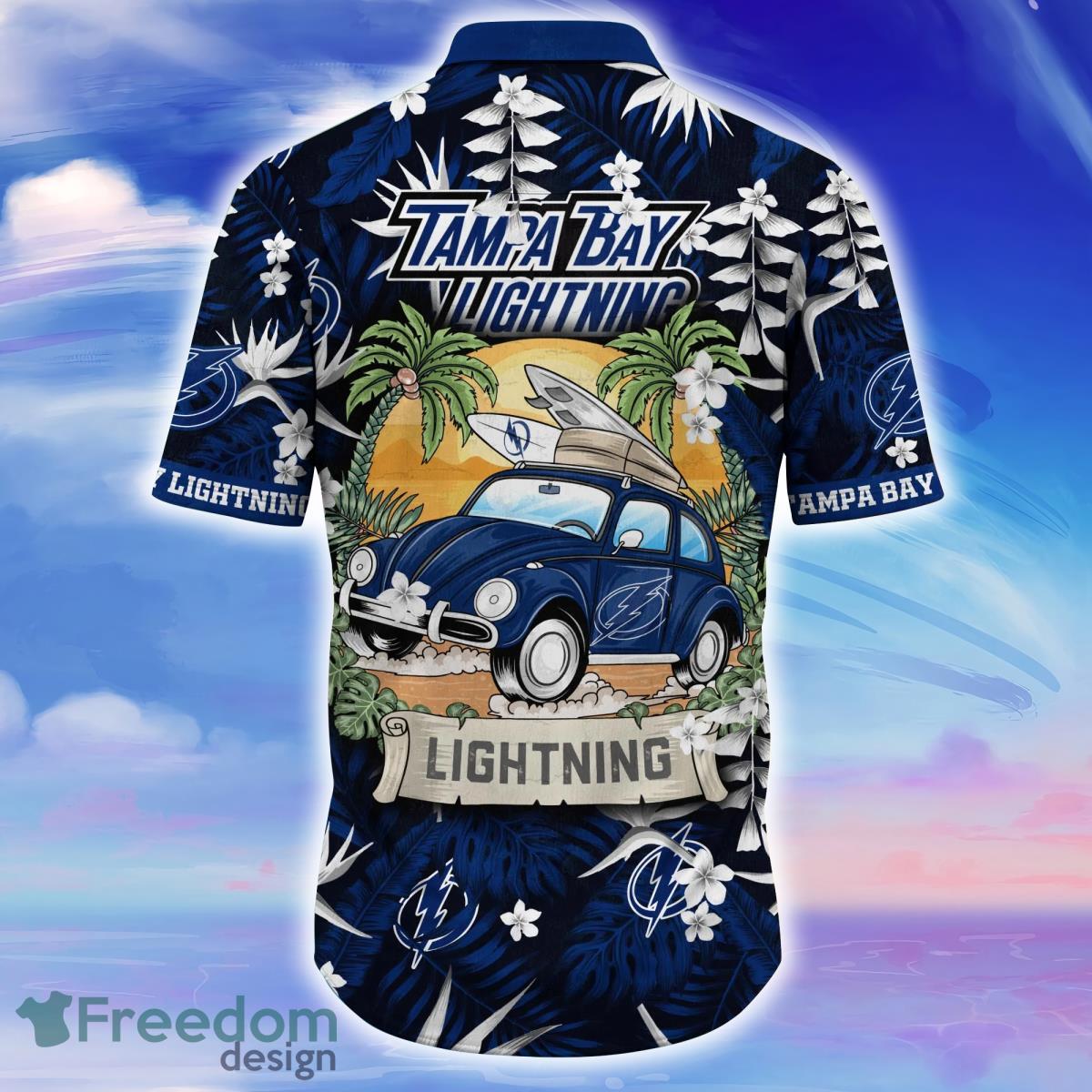 Tampa Bay Lightning NHL Flower Hawaiian Shirt Unique Gift For Men Women Fans