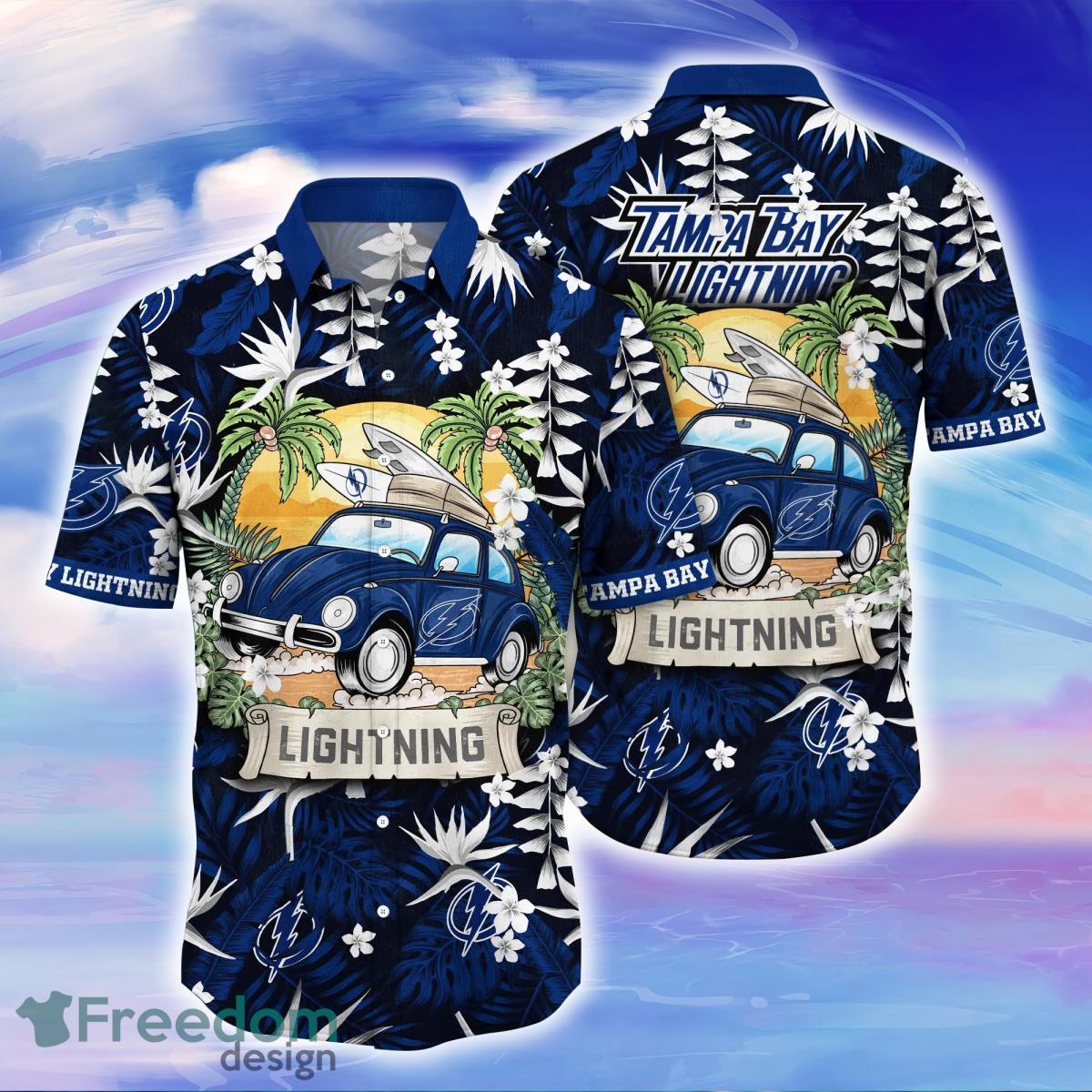 Tampa Bay Lightning Retro NHL 3D Hawaiian Shirt And Shorts For Men And  Women Gift Fans - Freedomdesign