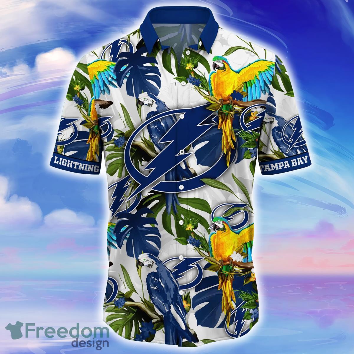 Tampa Bay Lightning NHL Flower Hawaiian Shirt Great Gift For Fans -  Freedomdesign