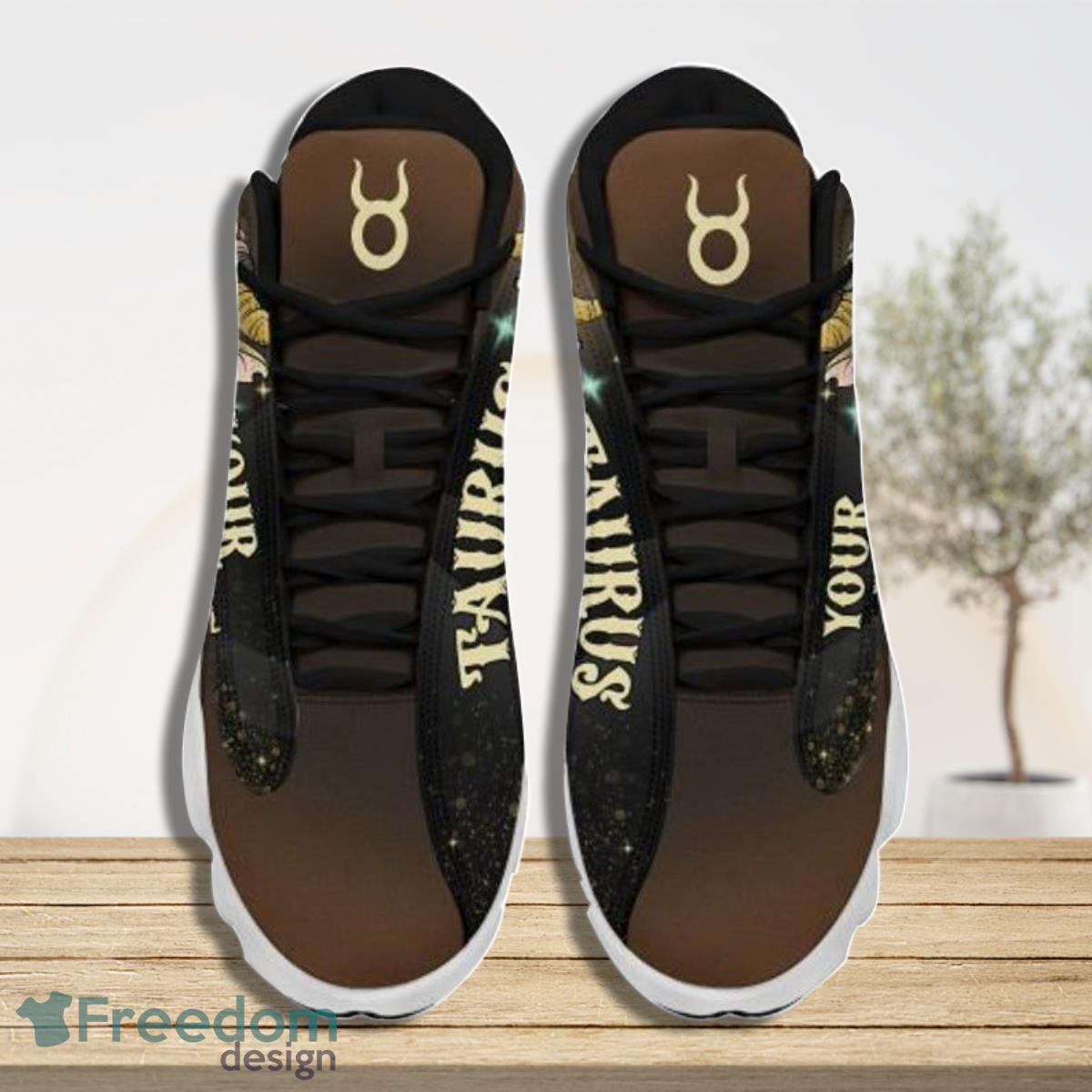 Taurus Zodiac Air Jordan 13 Custom Name Sneakers Great Gift For Men And Women Product Photo 2