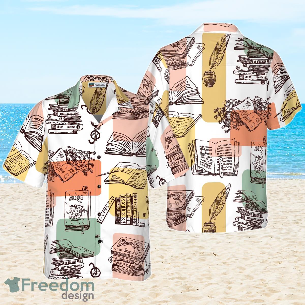 Teacher Knowledge Book Teacher Hawaiian Shirt Best Gift For Men And Women Product Photo 1