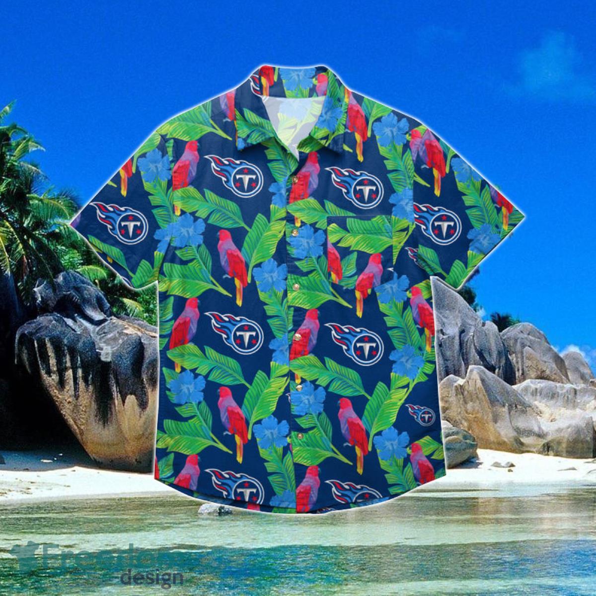 Tennessee Titans Vintage Fans Gift Logo Sport Lover Hawaiian Shirt