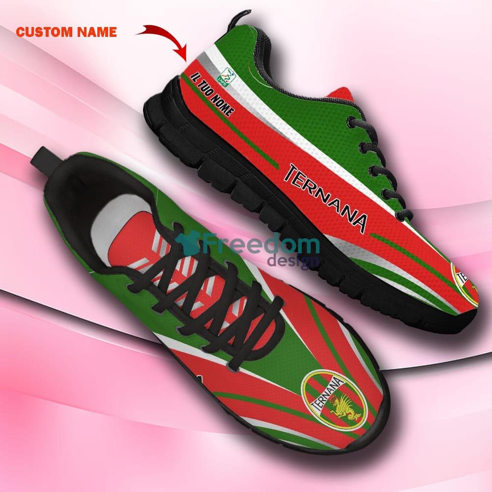 Ternana Calcio Serie A Sneakers Running Shoes Custom Name Gift For Men And Women - Ternana Calcio SHC149_2