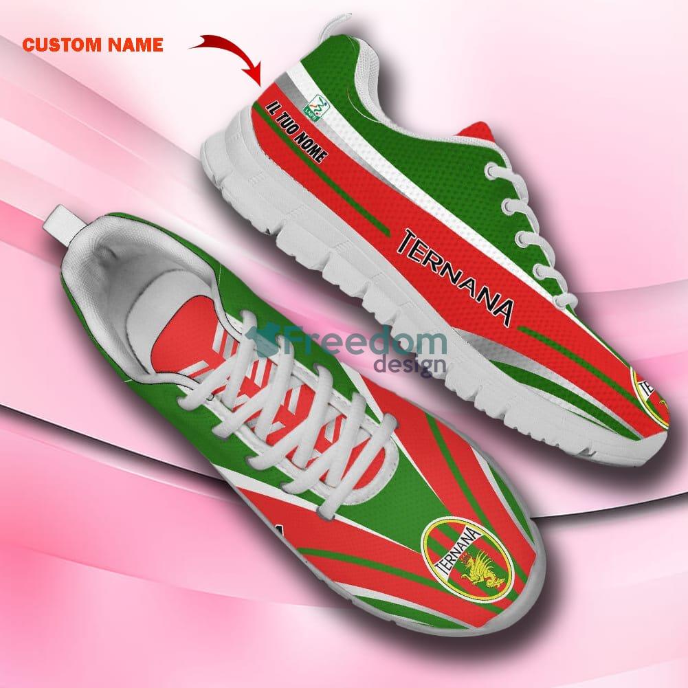Ternana Calcio Serie A Sneakers Running Shoes Custom Name Gift For Men And Women - Ternana Calcio SHC149_1