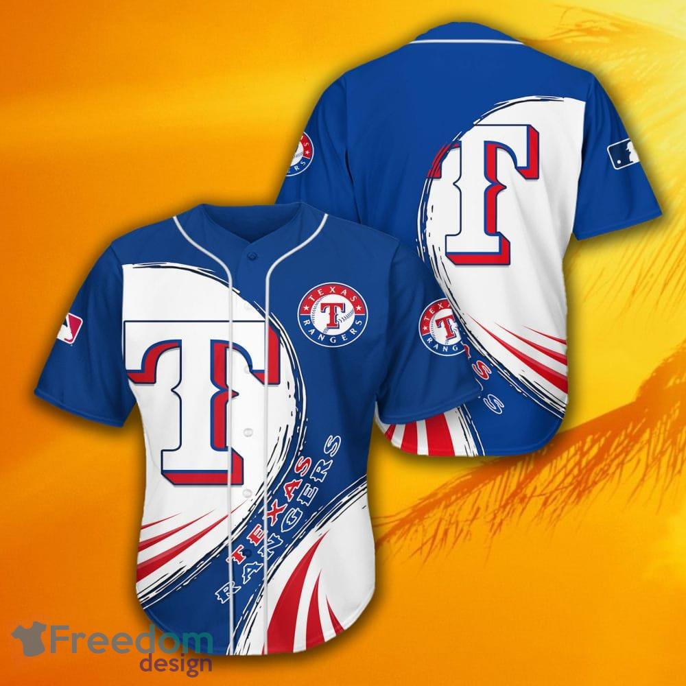 texas rangers men's jersey