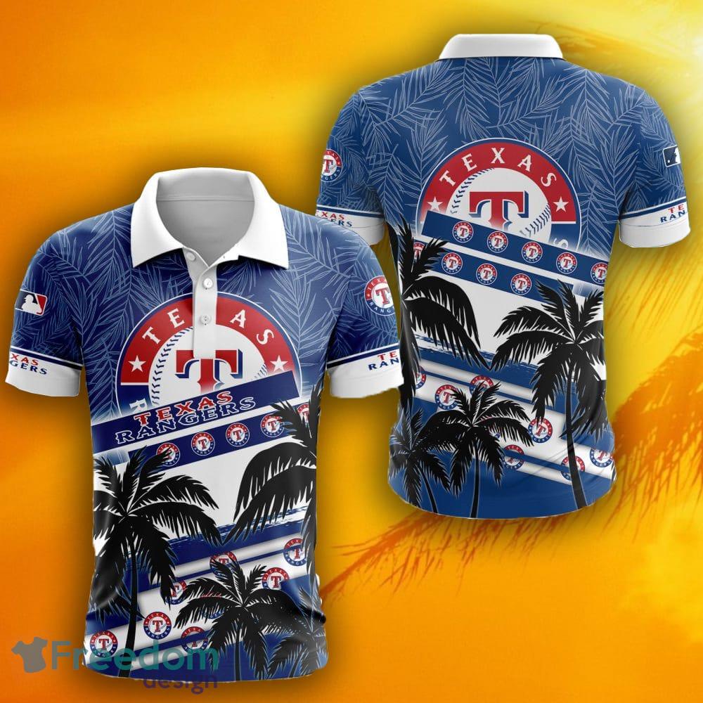 Texas Rangers MLB Hawaiian shirt Coconut Car Travel Logo For Men