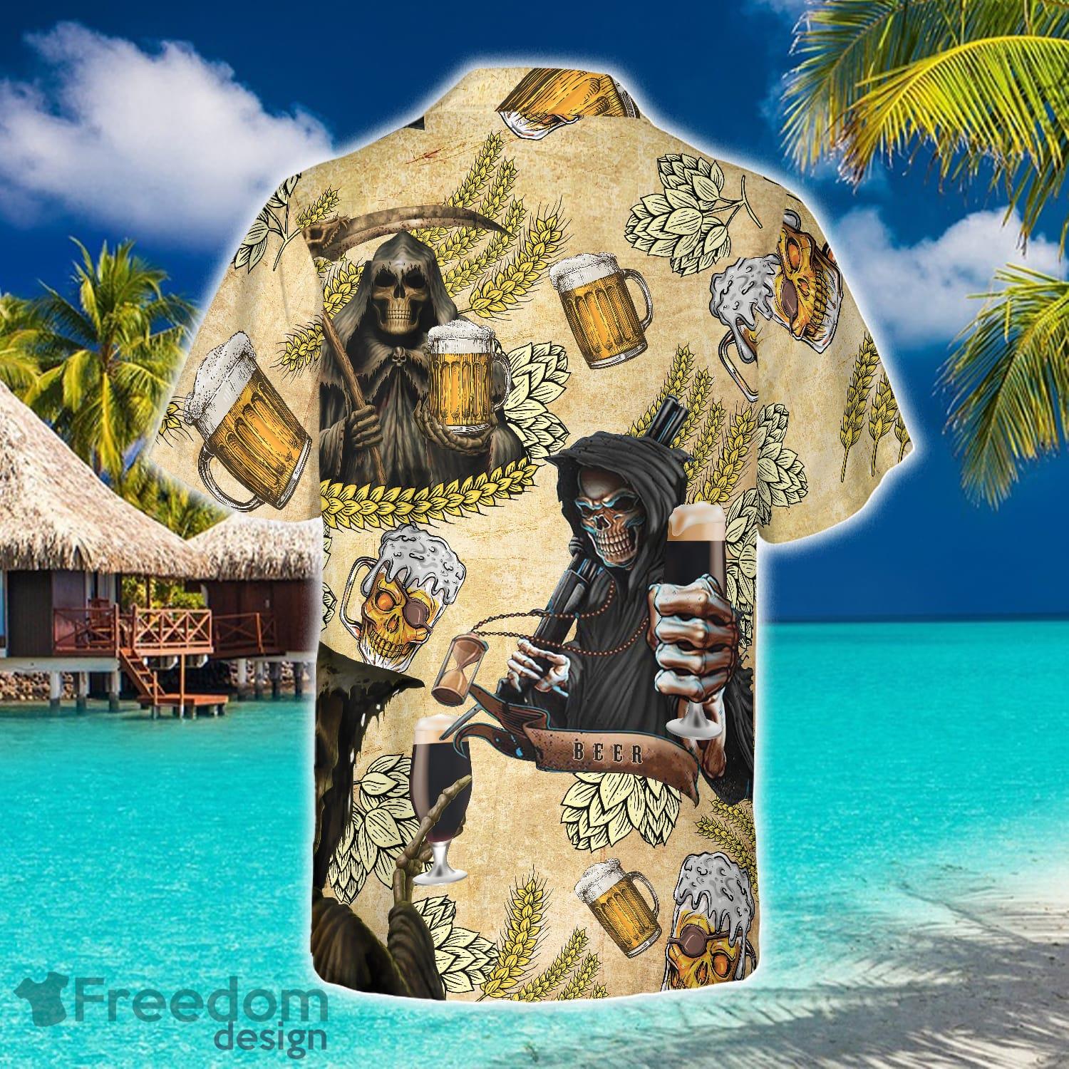 Pirate Skull Pirates Love Ocean Hawaiian Shirt For Men And Women -  Freedomdesign