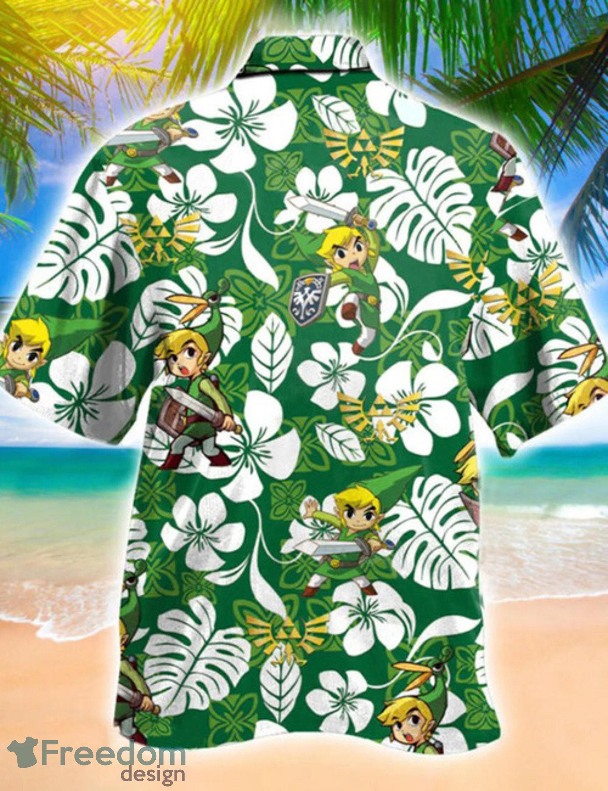 The Legend Of Zelda All Zelda Characters Tropical Hawaiian Shirt