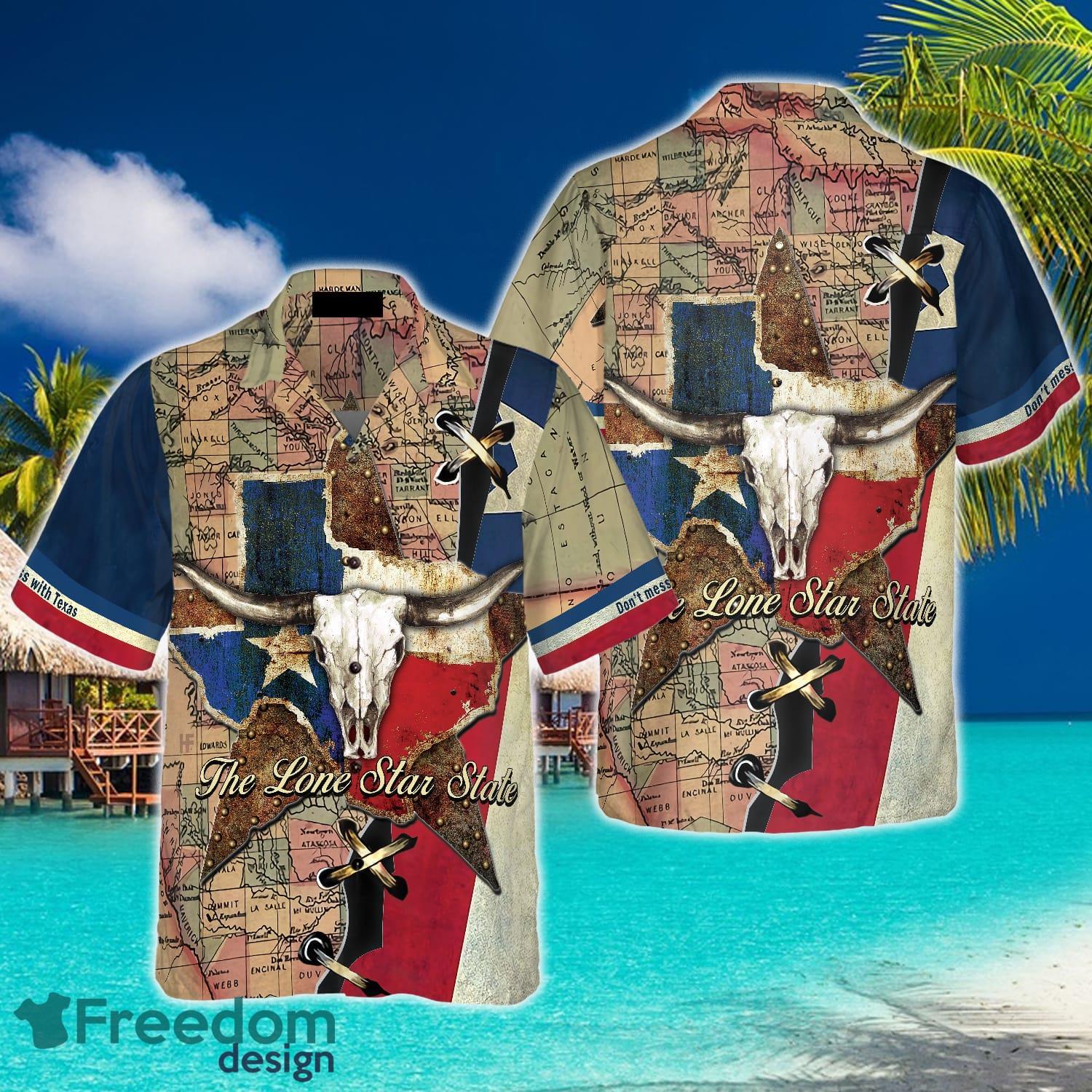 Houston Texans NFL Hawaiian Shirt Star Pattern Best Trend Summer Gift