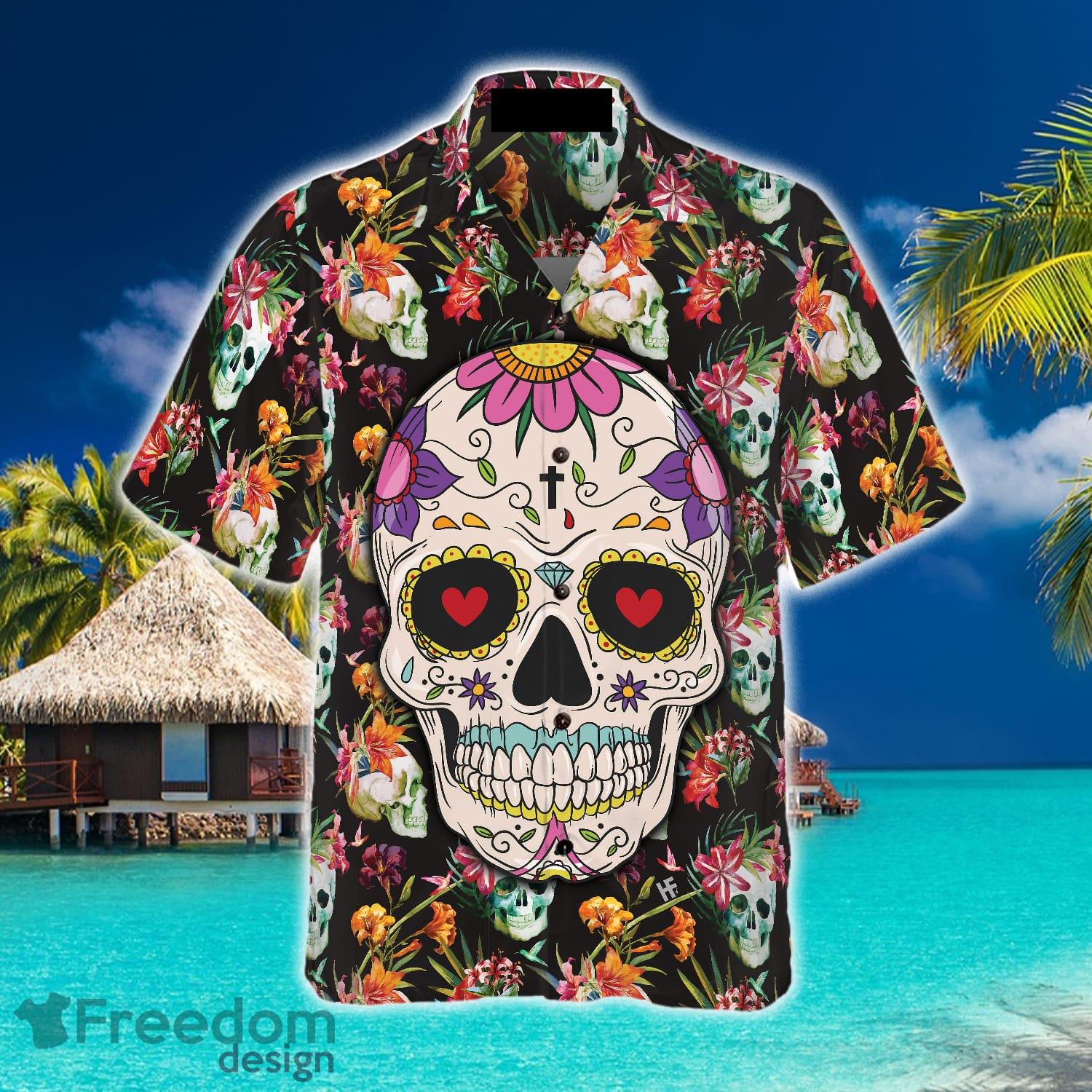 Skull Pirate Hawaiian Shirt: Cool Shirt For - Gift Idea