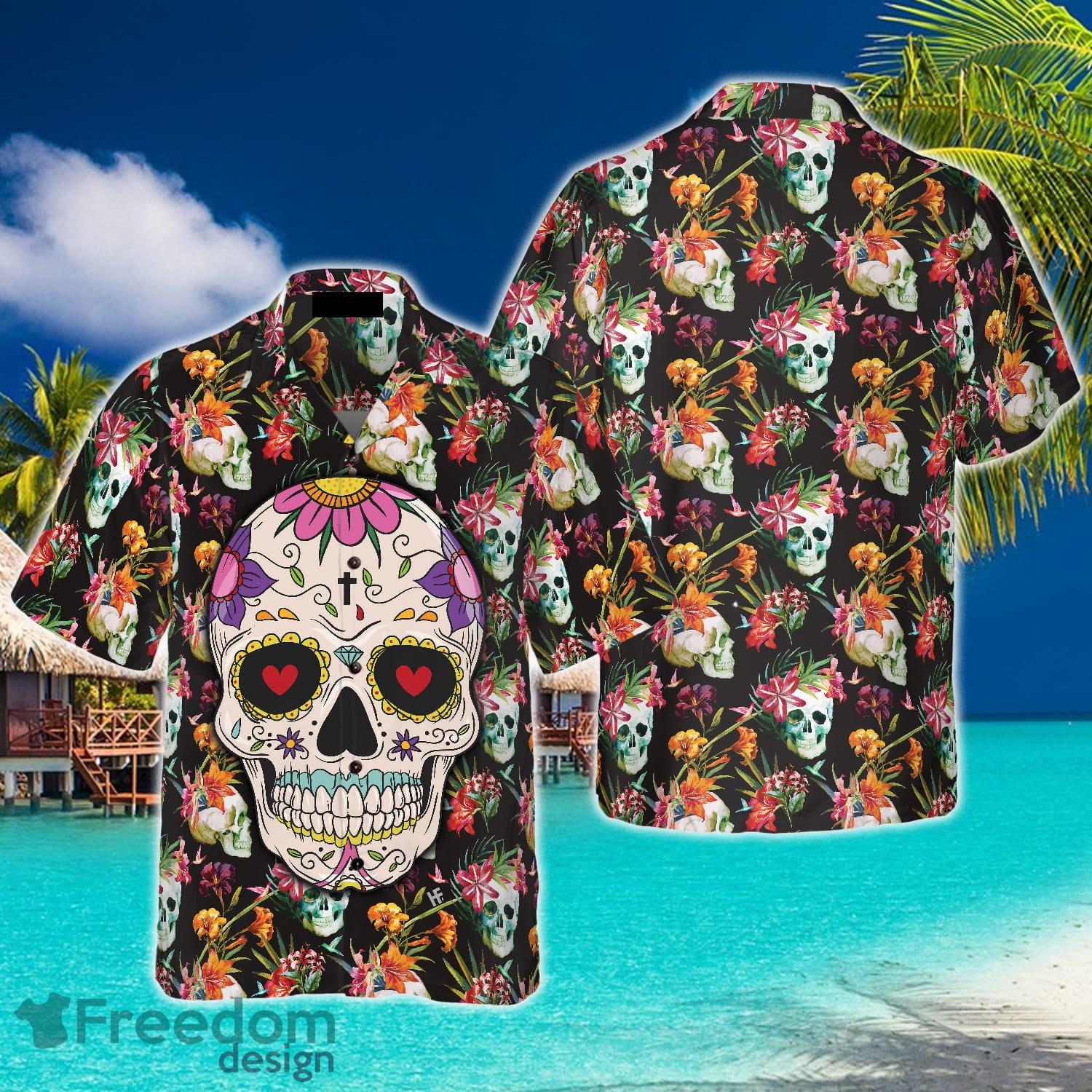 Day of the Dead Aloha Men And Women Hawaiian Shirt Gift For Summer Vacation