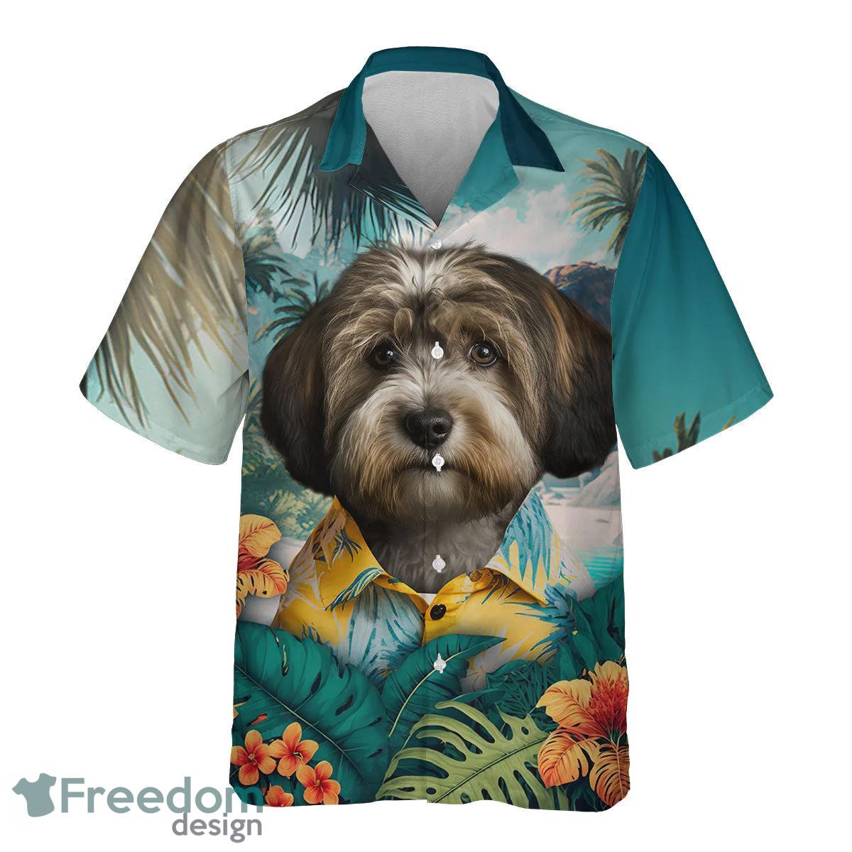 Tibetan Terrier All Printed 3D Hawaiian Shirt For Dog Lover Product Photo 2