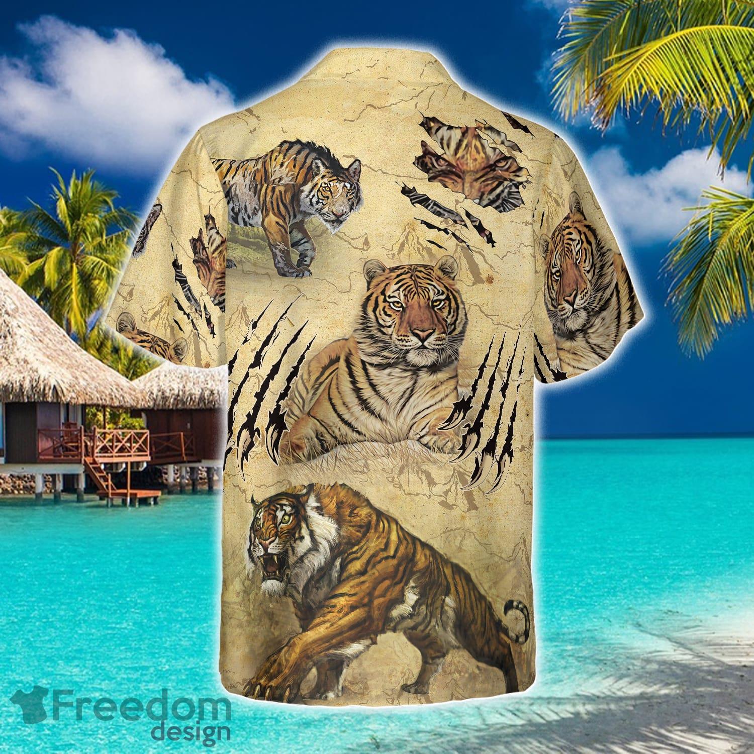 Tiger for Men, Women, Aloha Shirt Summer Style 5 Hawaiian Shirt -  Freedomdesign