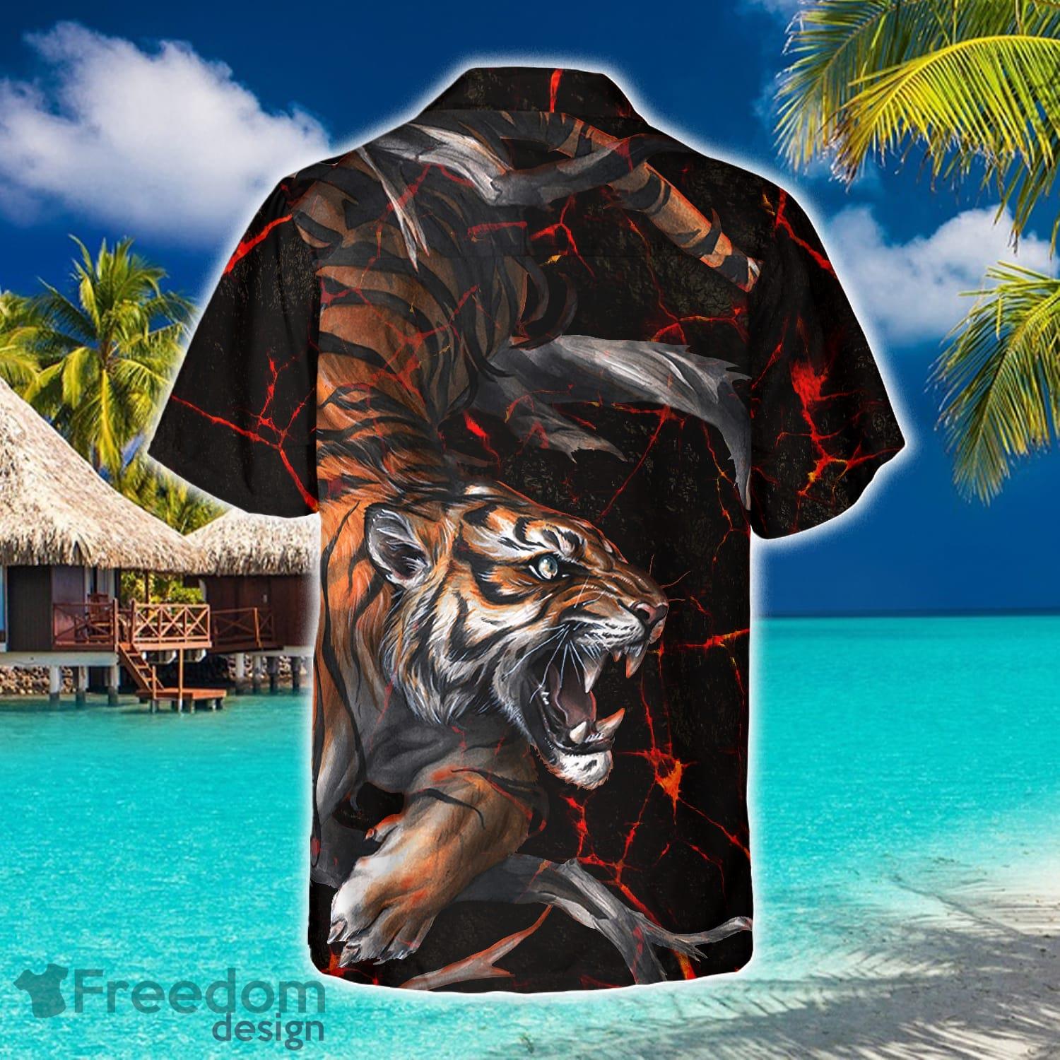 Tiger In The Dark Shirt Idea Summer Gift For Men And Women - Freedomdesign