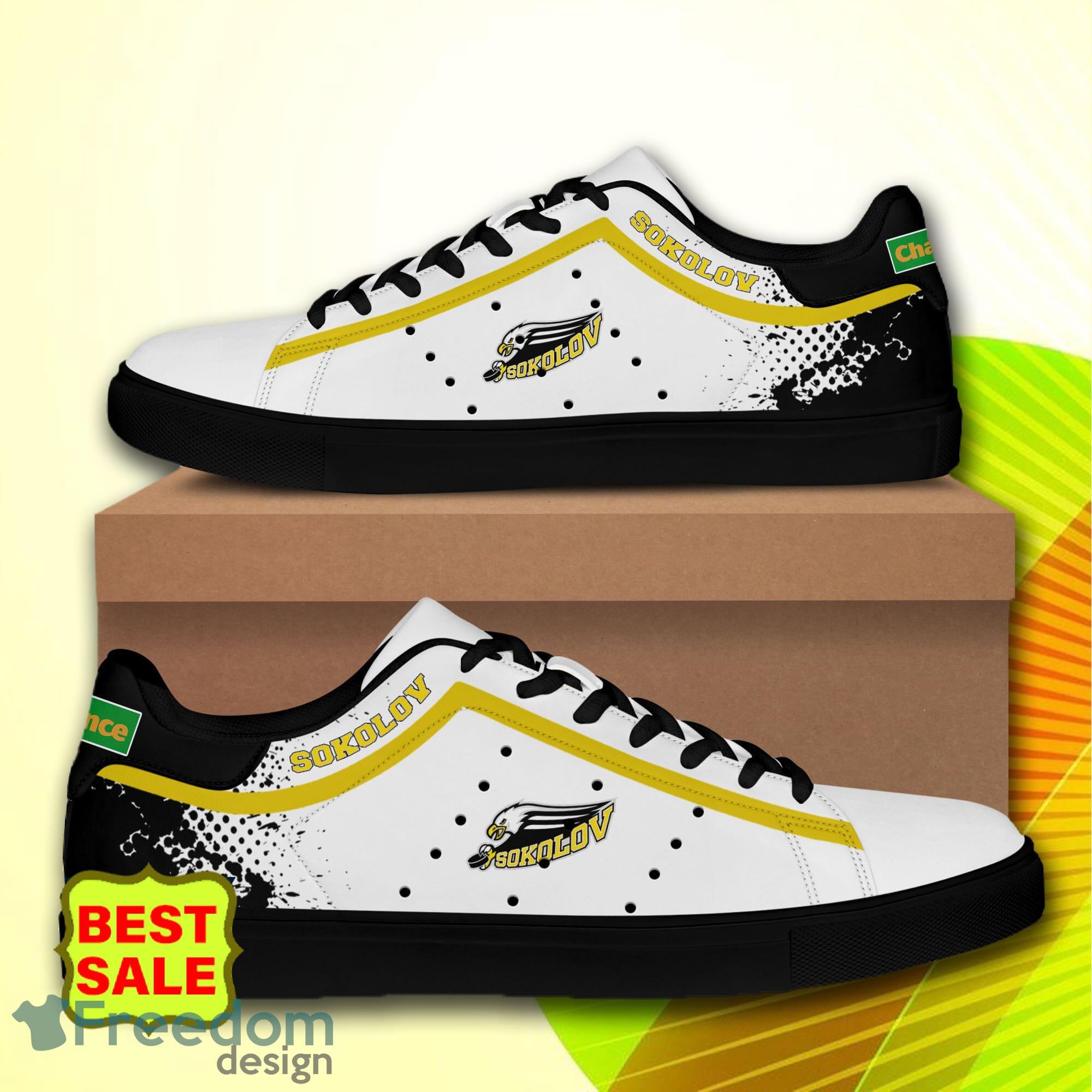 Tipsport Extraliga A Chance Liga HC Baník Sokolov Logo Stan Smith Skate Shoes Black White image Tipsport Extraliga A Chance Liga HC Baník Sokolov Logo Stan Smith Skate Shoes Black White - HC Baník Sokolov skate shoes_7