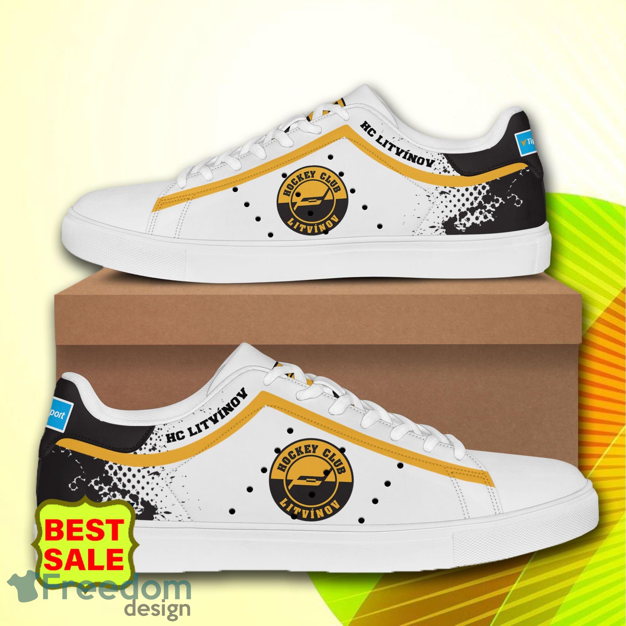 Tipsport Extraliga A Chance Liga HC Litvínov Logo Stan Smith Skate Shoes Black White - HC Litvínov skate shoes_3 Tipsport Extraliga A Chance Liga HC Litvínov Logo Stan Smith Skate Shoes Black White - HC Litvínov skate shoes_3