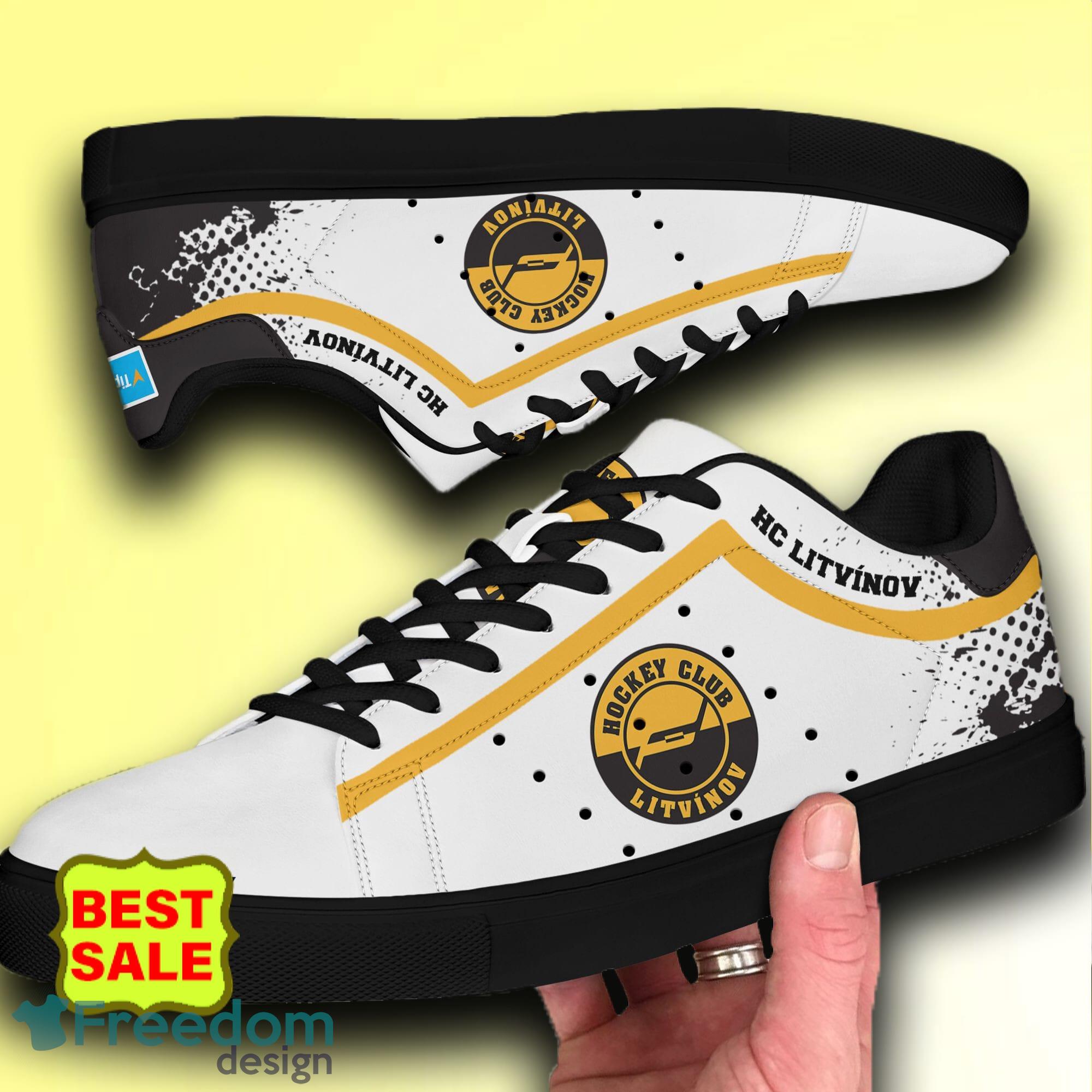 Tipsport Extraliga A Chance Liga HC Litvínov Logo Stan Smith Skate Shoes Black White - HC Litvínov skate shoes_6 Tipsport Extraliga A Chance Liga HC Litvínov Logo Stan Smith Skate Shoes Black White - HC Litvínov skate shoes_6