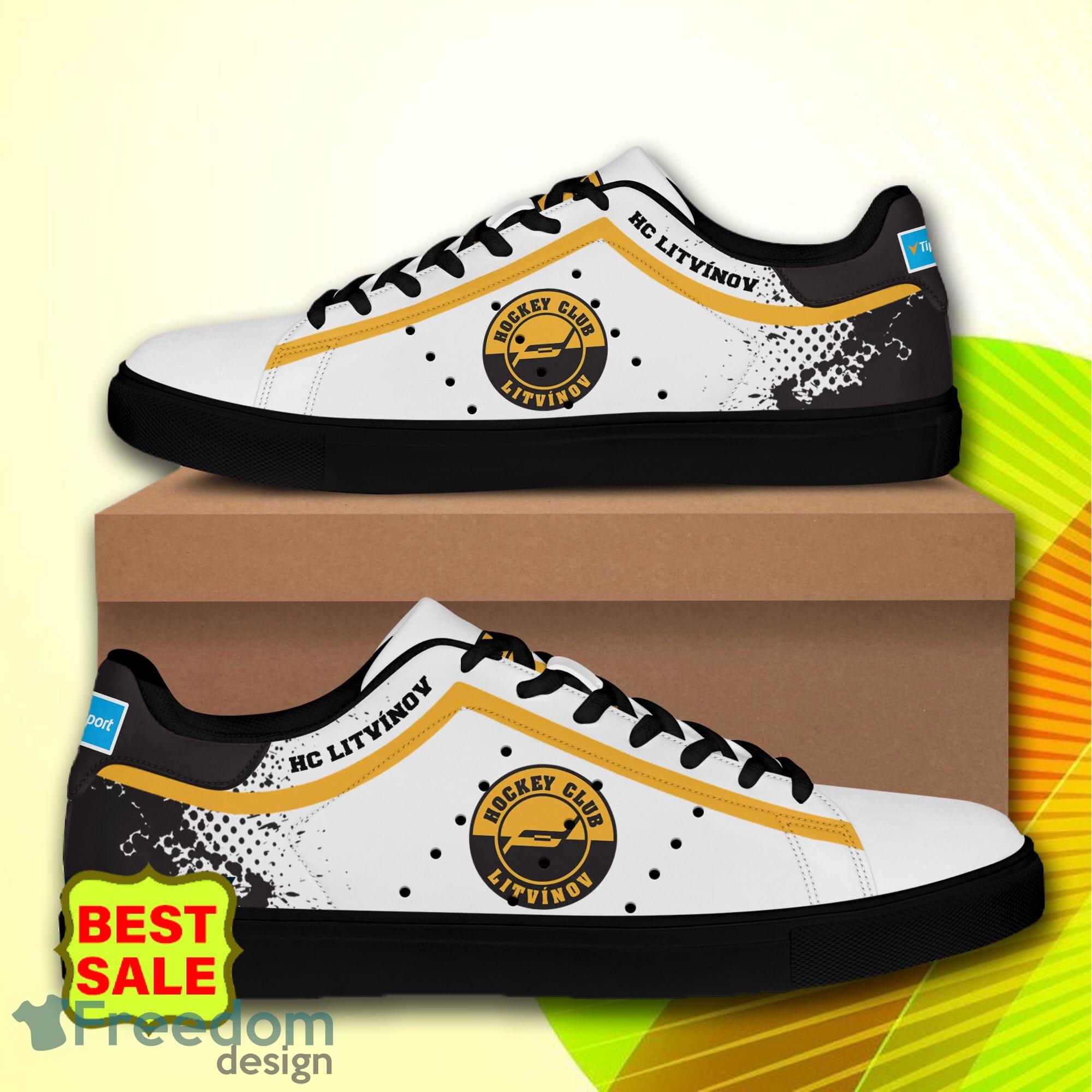 Tipsport Extraliga A Chance Liga HC Litvínov Logo Stan Smith Skate Shoes Black White - HC Litvínov skate shoes_7 Tipsport Extraliga A Chance Liga HC Litvínov Logo Stan Smith Skate Shoes Black White - HC Litvínov skate shoes_7