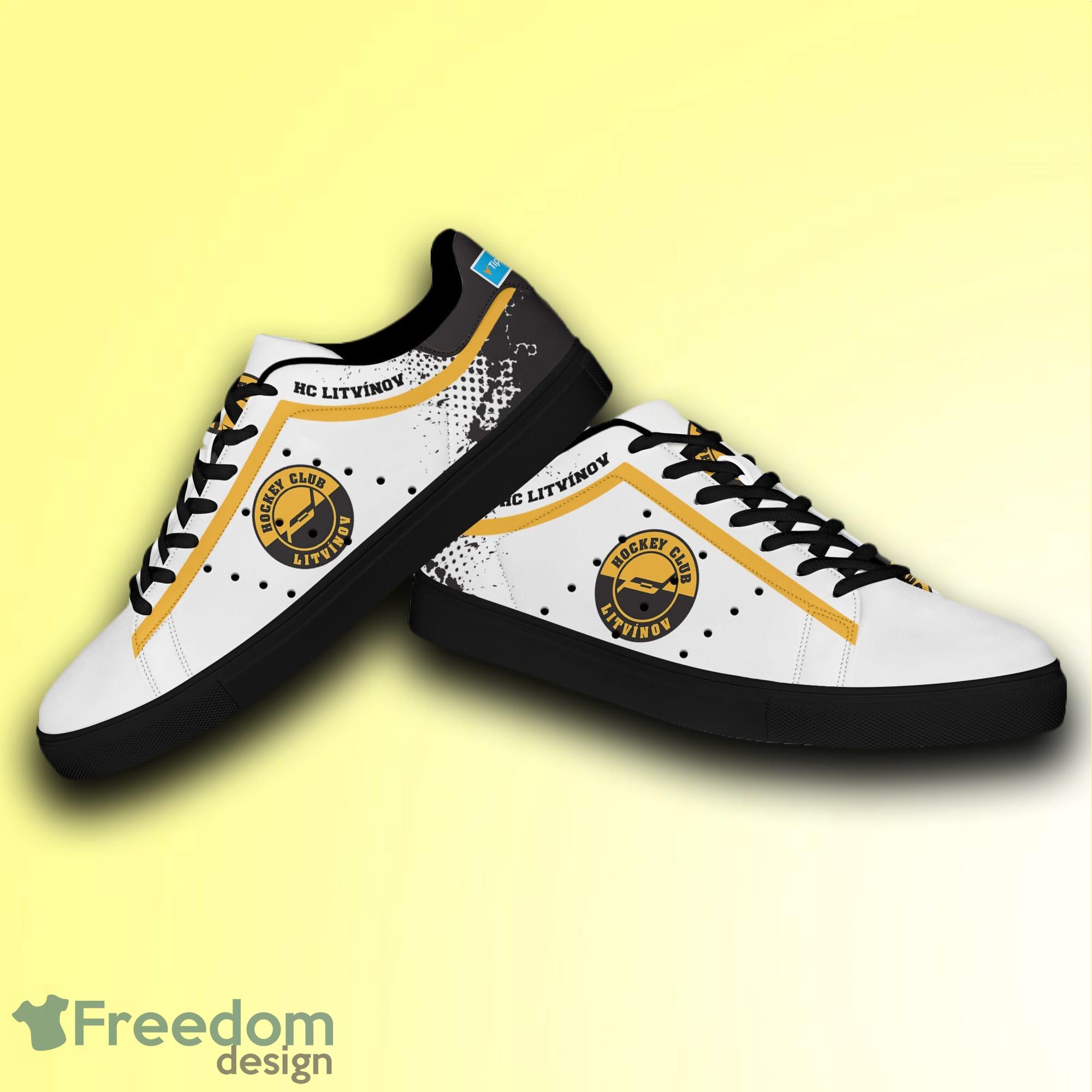 Tipsport Extraliga A Chance Liga HC Litvínov Logo Stan Smith Skate Shoes Black White image Tipsport Extraliga A Chance Liga HC Litvínov Logo Stan Smith Skate Shoes Black White - HC Litvínov skate shoes_8