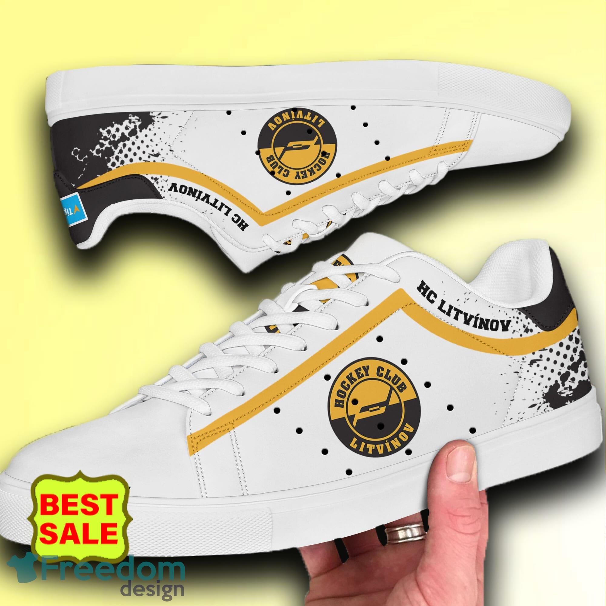 Tipsport Extraliga A Chance Liga HC Litvínov Logo Stan Smith Skate Shoes Black White - HC Litvínov skate shoes_1 Tipsport Extraliga A Chance Liga HC Litvínov Logo Stan Smith Skate Shoes Black White - HC Litvínov skate shoes_1